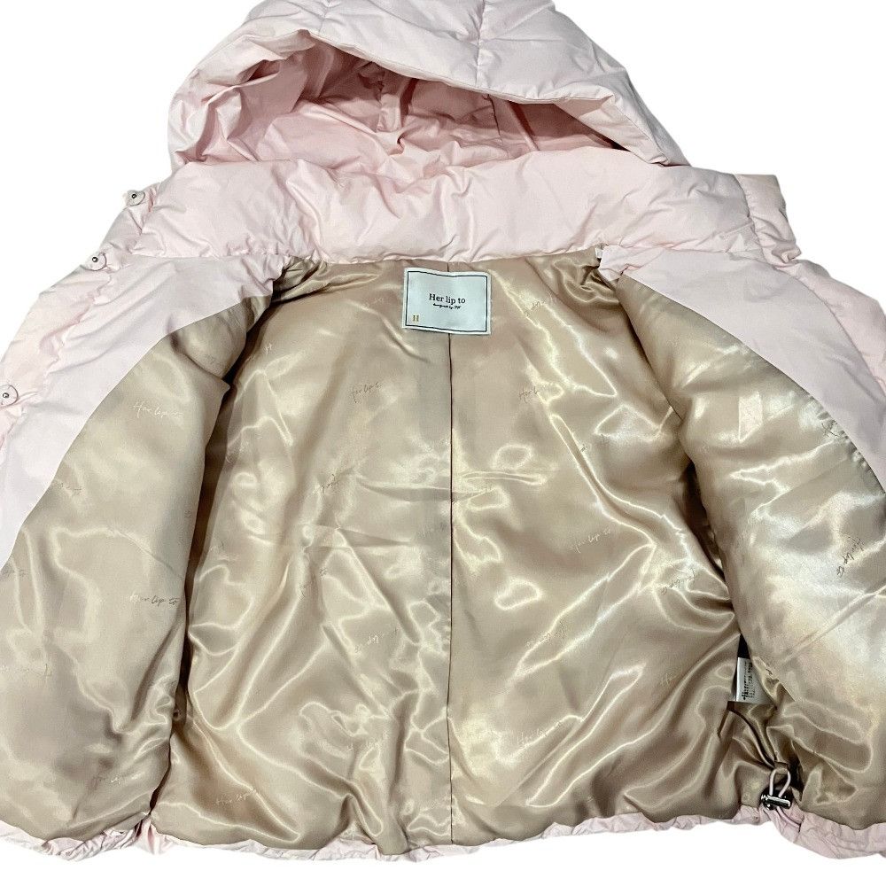 Other Other Herlipto Hooded Down Jacket Down Jacket Textile Outerwear 1244307139 DUTY FREE for USA Size ONE SIZE - 3 Thumbnail