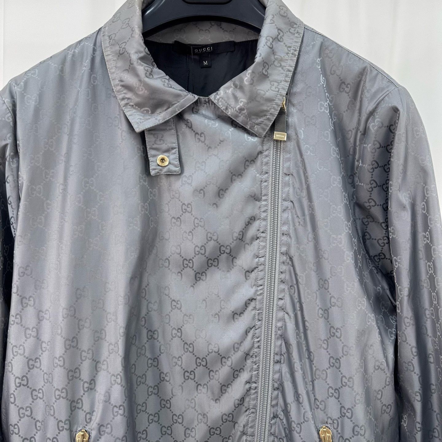 Gucci Gucci Monogram Logo Bomber Jacket Size M Size US M / EU 48-50 / 2 - 4 Thumbnail