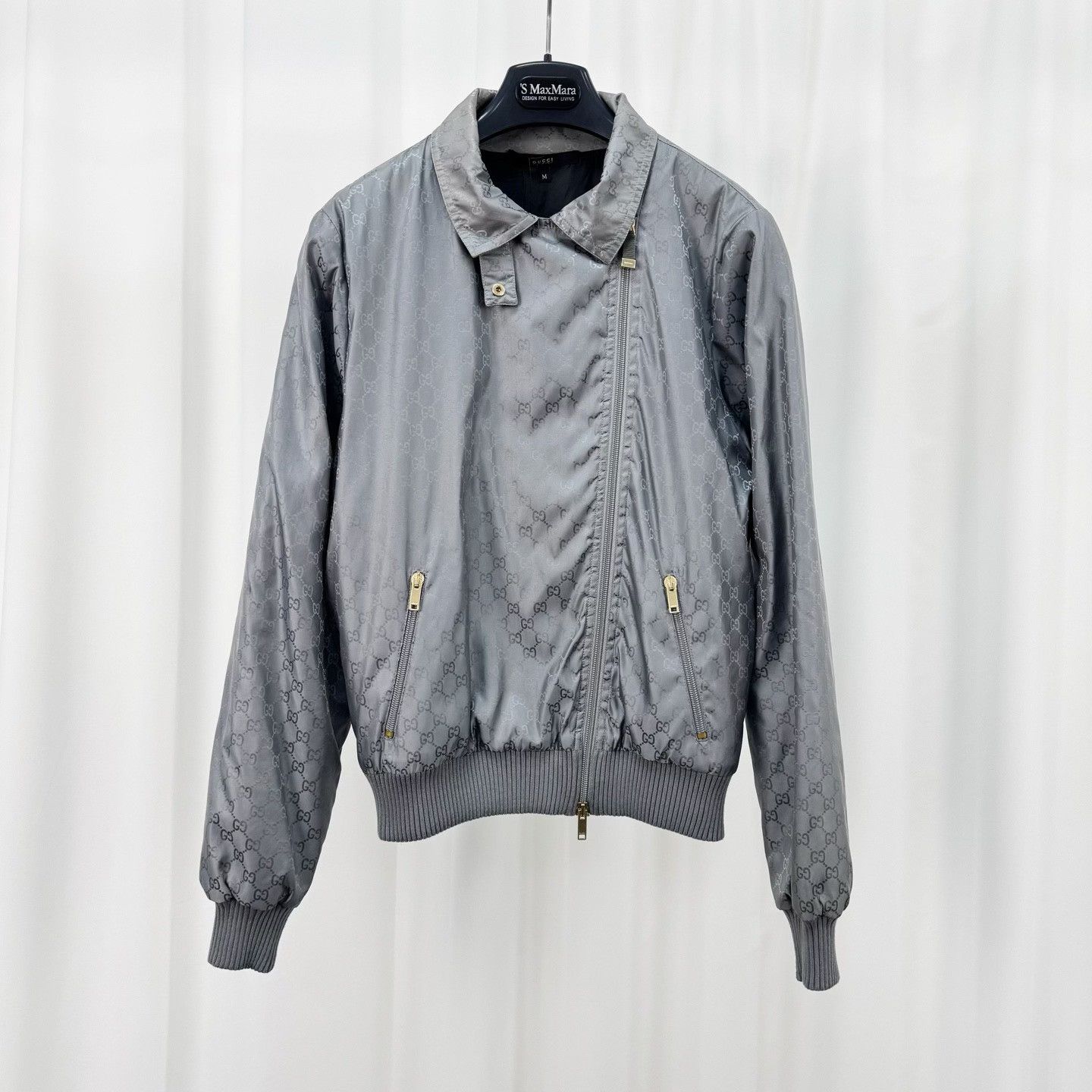 Gucci Gucci Monogram Logo Bomber Jacket Size M Size US M / EU 48-50 / 2 - 2 Thumbnail
