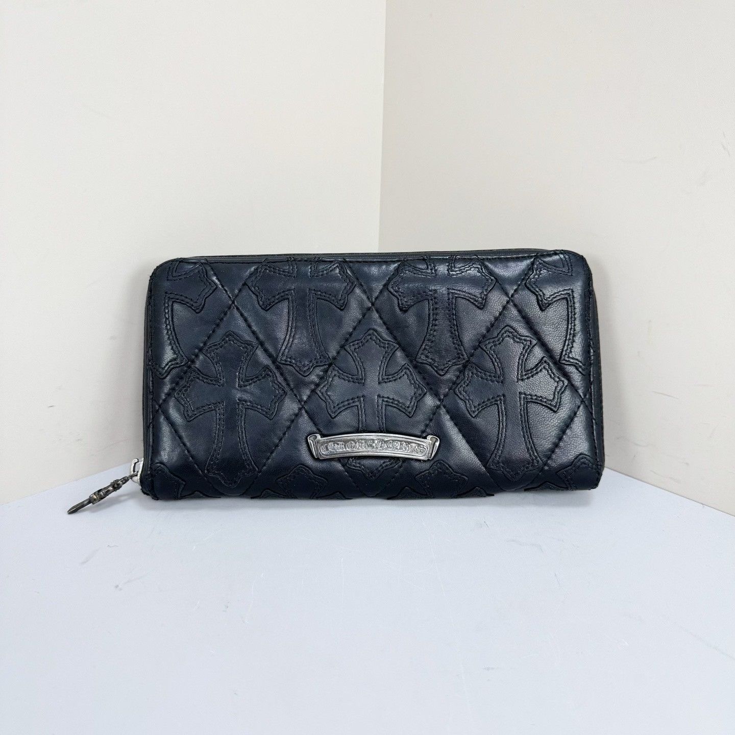 Chrome Hearts Chrome Hearts Quilted Cross Leather Wallet Size ONE SIZE - 2 Thumbnail