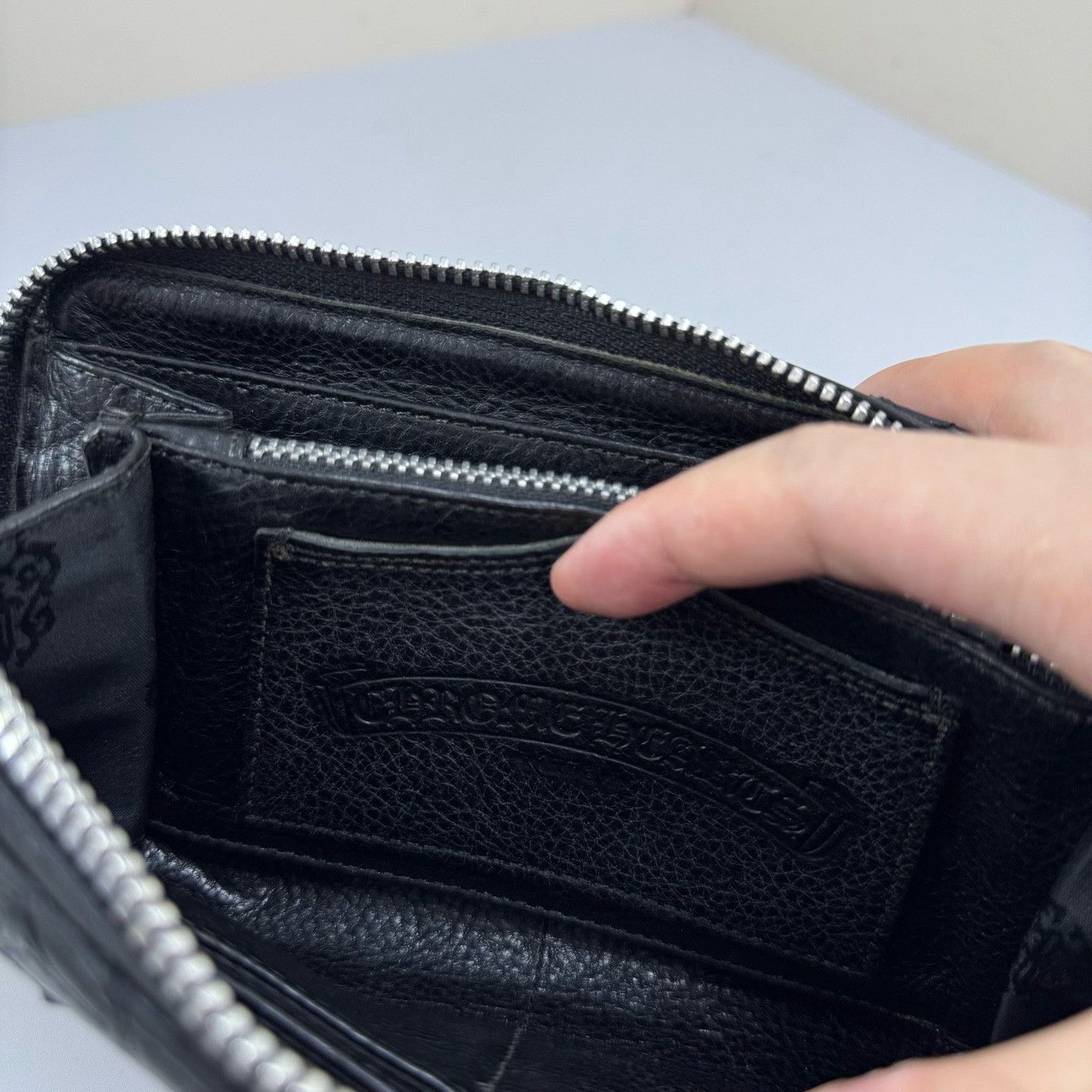 Chrome Hearts Chrome Hearts Quilted Cross Leather Wallet Size ONE SIZE - 8 Thumbnail