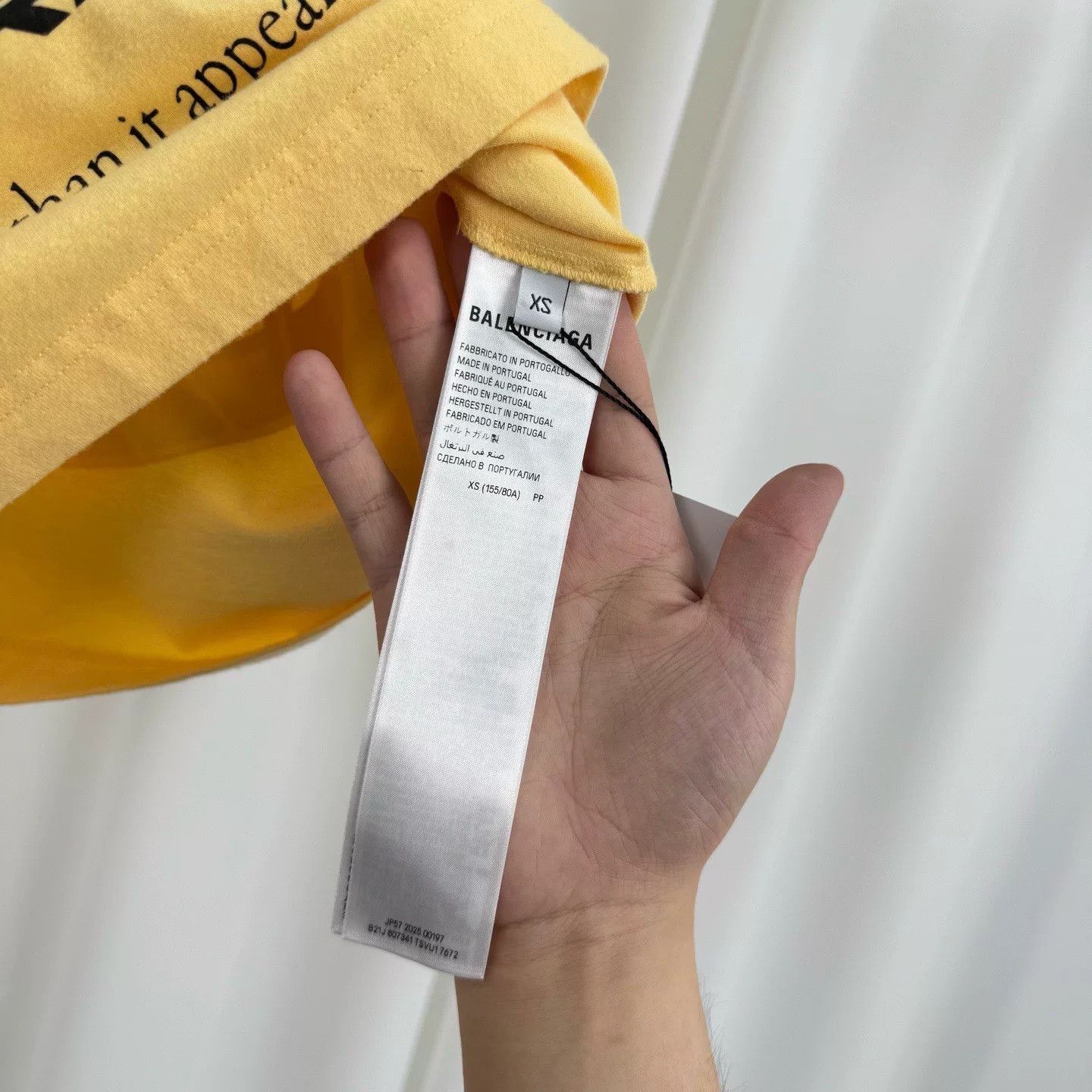 Balenciaga Balenciaga x Lamborghini Graphic T-Shirt Yellow Size XS Size US XS / EU 42 / 0 - 7 Thumbnail
