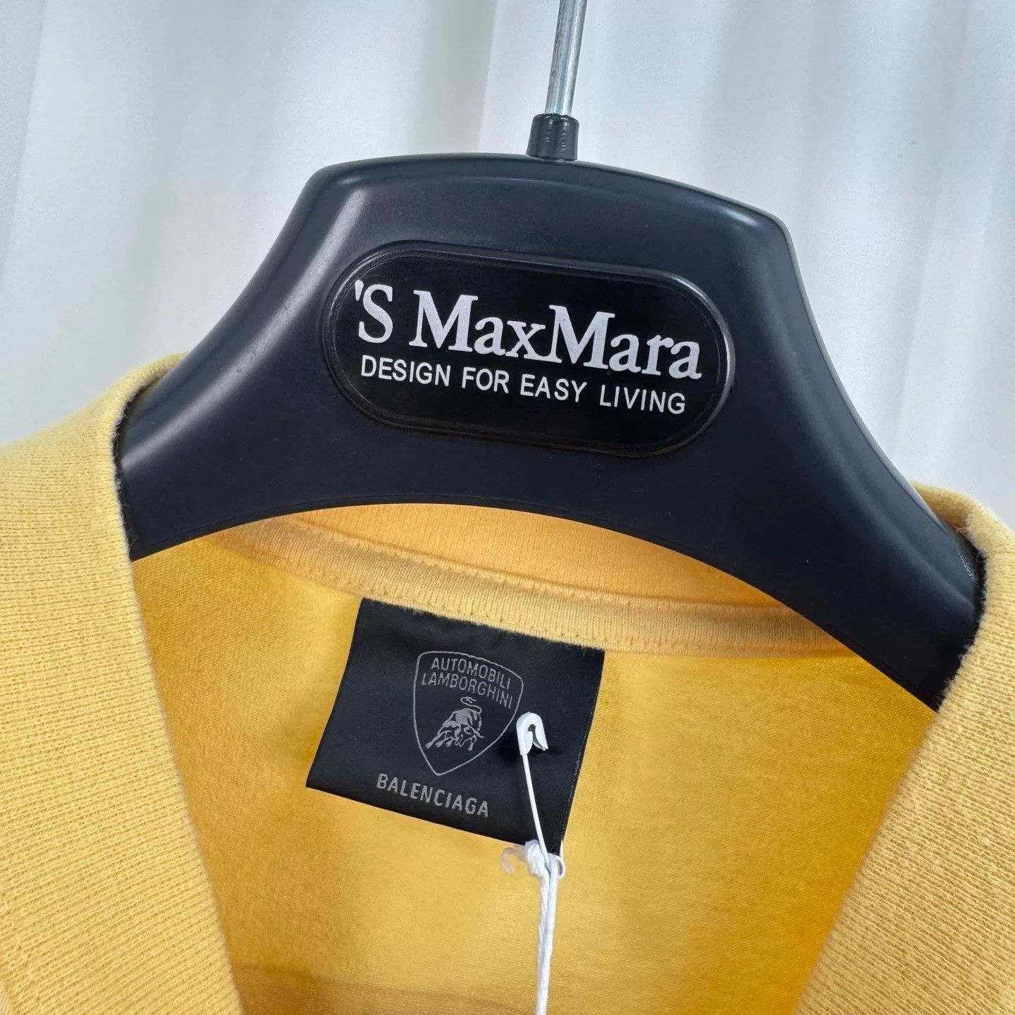 Balenciaga Balenciaga x Lamborghini Graphic T-Shirt Yellow Size XS Size US XS / EU 42 / 0 - 6 Thumbnail