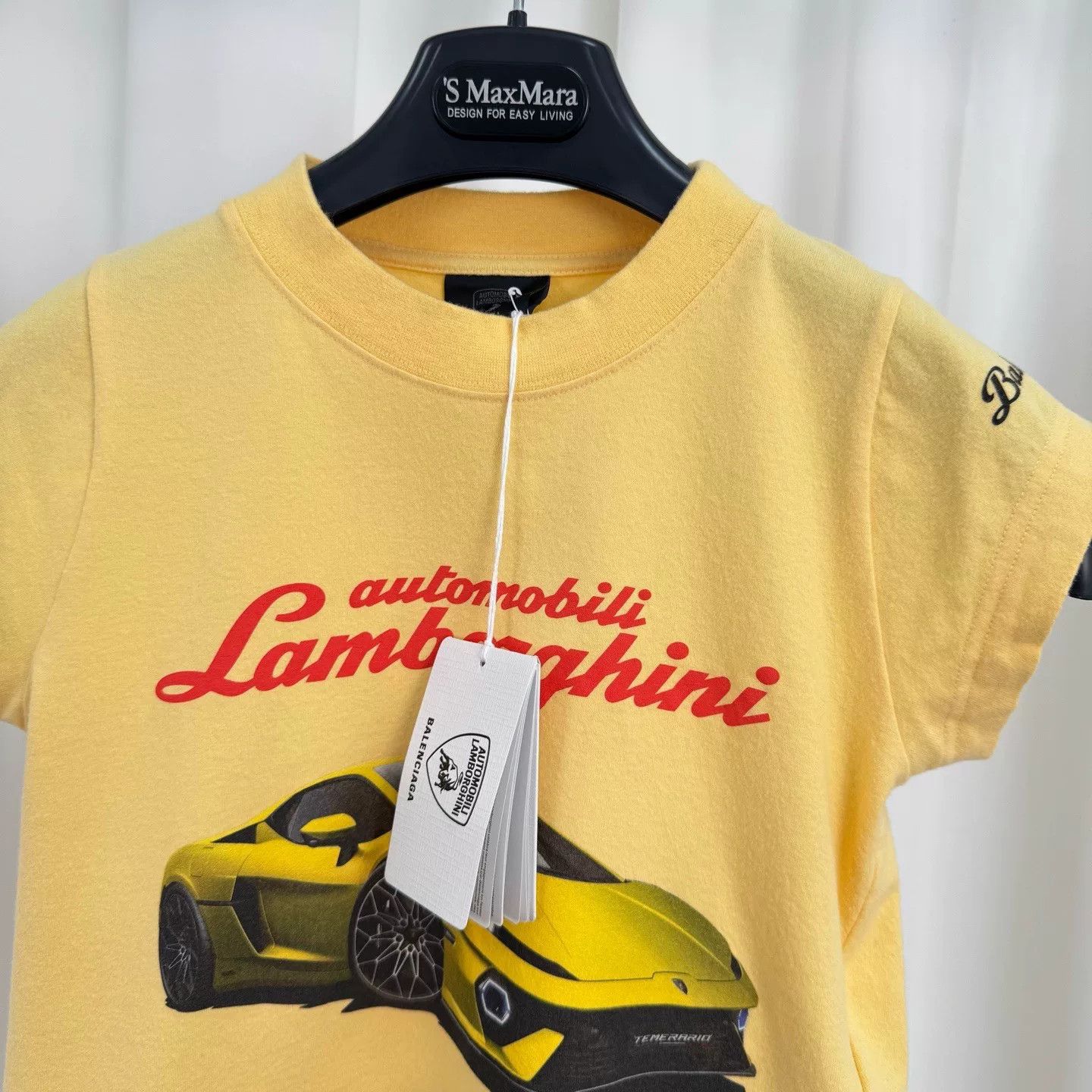 Balenciaga Balenciaga x Lamborghini Graphic T-Shirt Yellow Size XS Size US XS / EU 42 / 0 - 4 Thumbnail