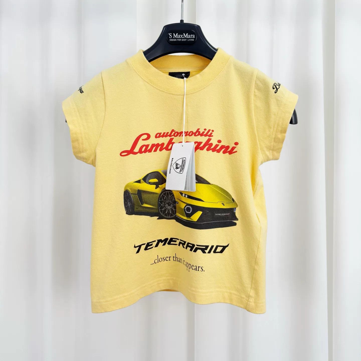 Balenciaga Balenciaga x Lamborghini Graphic T-Shirt Yellow Size XS Size US XS / EU 42 / 0 - 2 Thumbnail