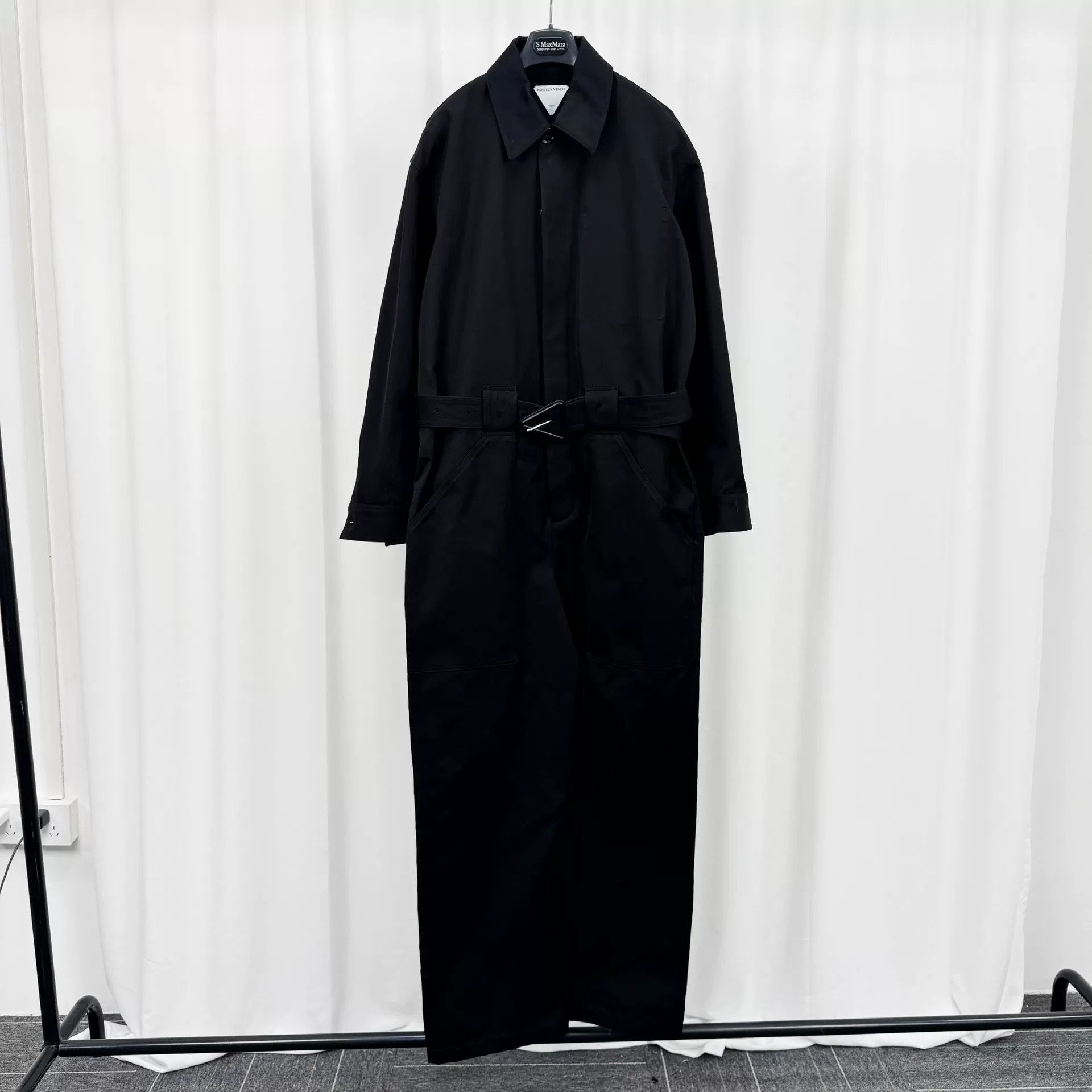 Bottega Veneta Bottega Veneta Cotton Belted Jumpsuit Size L Size US 36 / EU 52 - 2 Thumbnail