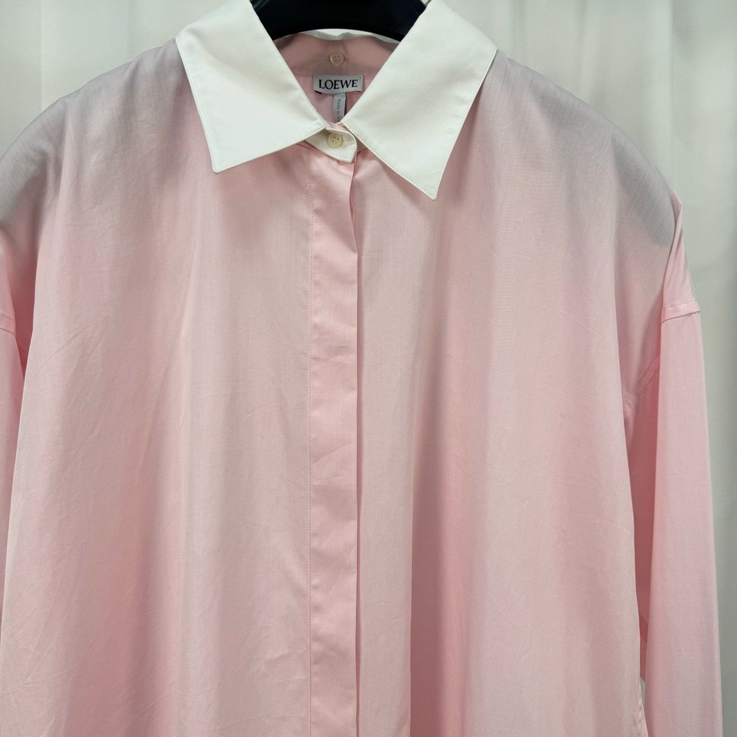 Loewe Loewe Embroidered Logo Button Up Shirt Size 34 Size XS / US 0-2 / IT 36-38 - 4 Thumbnail