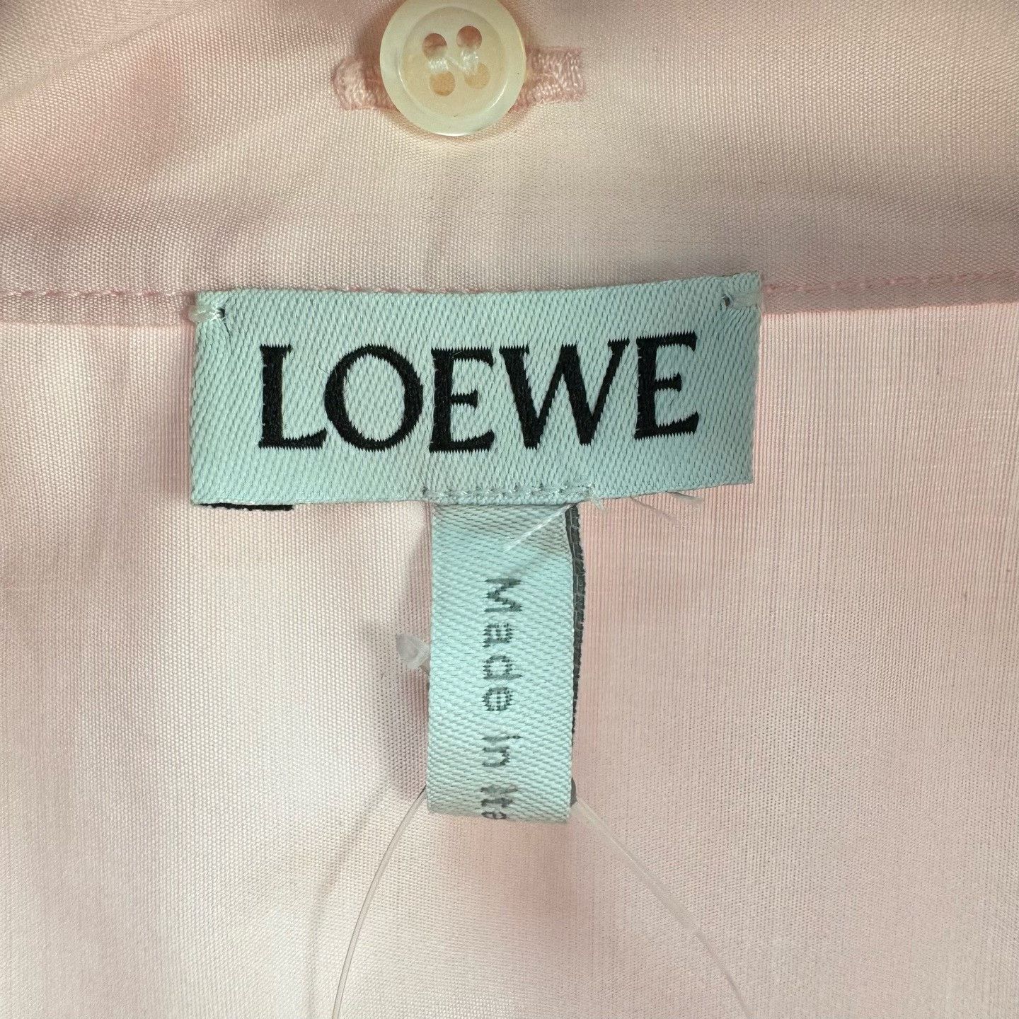 Loewe Loewe Embroidered Logo Button Up Shirt Size 34 Size XS / US 0-2 / IT 36-38 - 8 Thumbnail