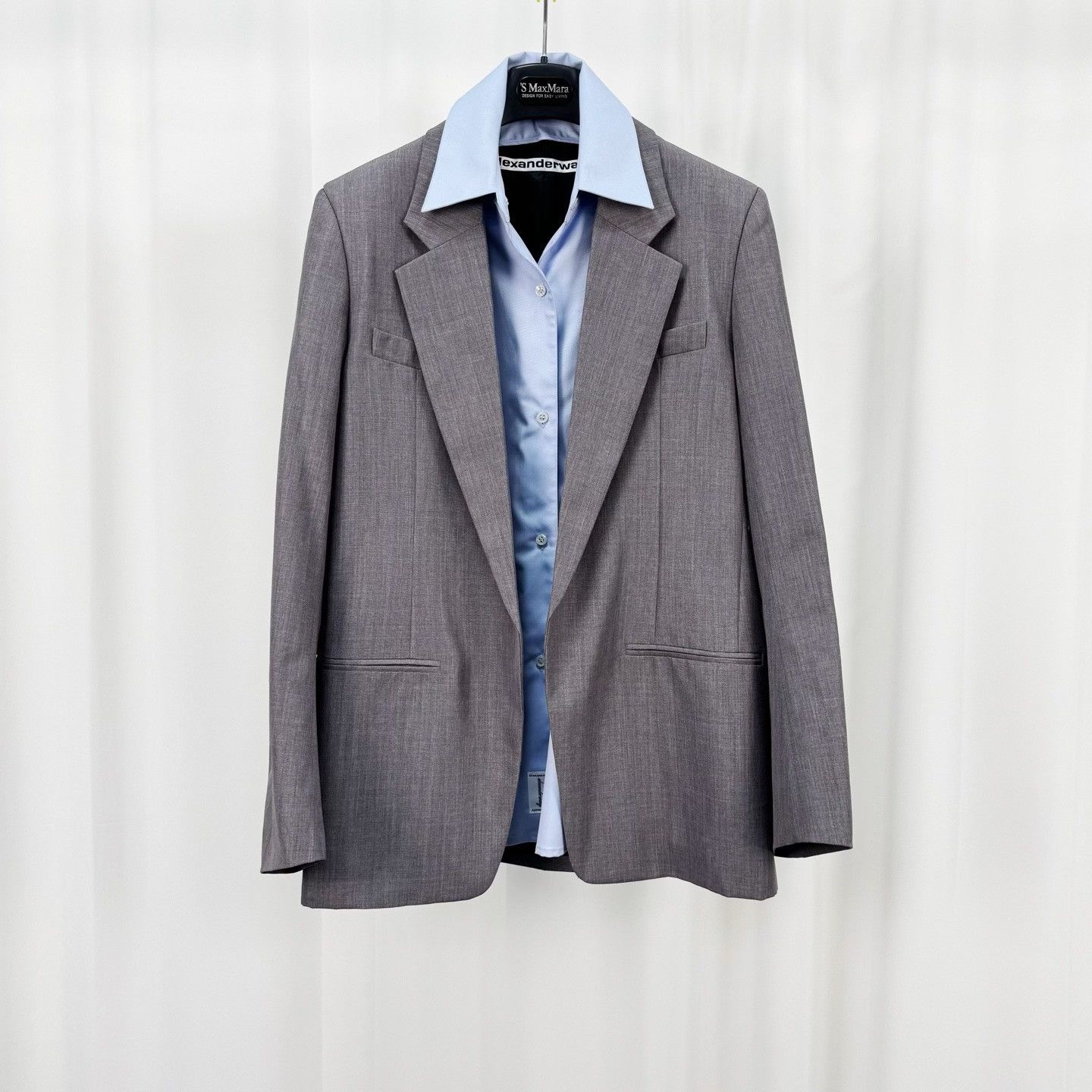 Alexander Wang Alexander Wang Faux Layered Blazer Size XS Size XS / US 0-2 / IT 36-38 - 2 Thumbnail