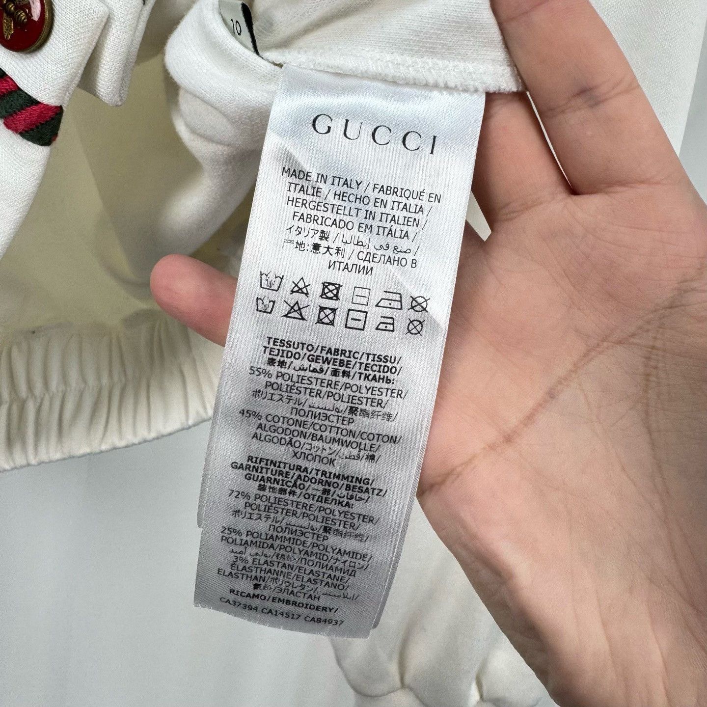 Gucci Gucci GG Embroidery Web Cardigan Size M Size US M / EU 48-50 / 2 - 9 Thumbnail