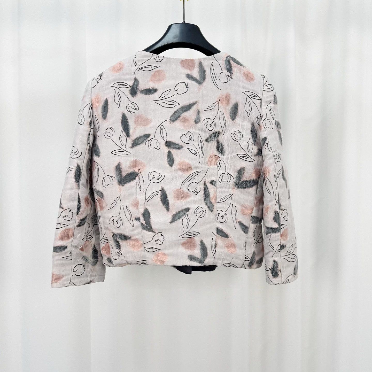 Emporio Armani Emporio Armani Floral Print Jacket Size 36 Size XS / US 0-2 / IT 36-38 - 3 Thumbnail