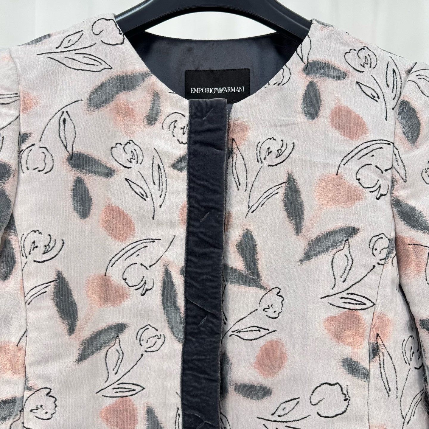 Emporio Armani Emporio Armani Floral Print Jacket Size 36 Size XS / US 0-2 / IT 36-38 - 4 Thumbnail
