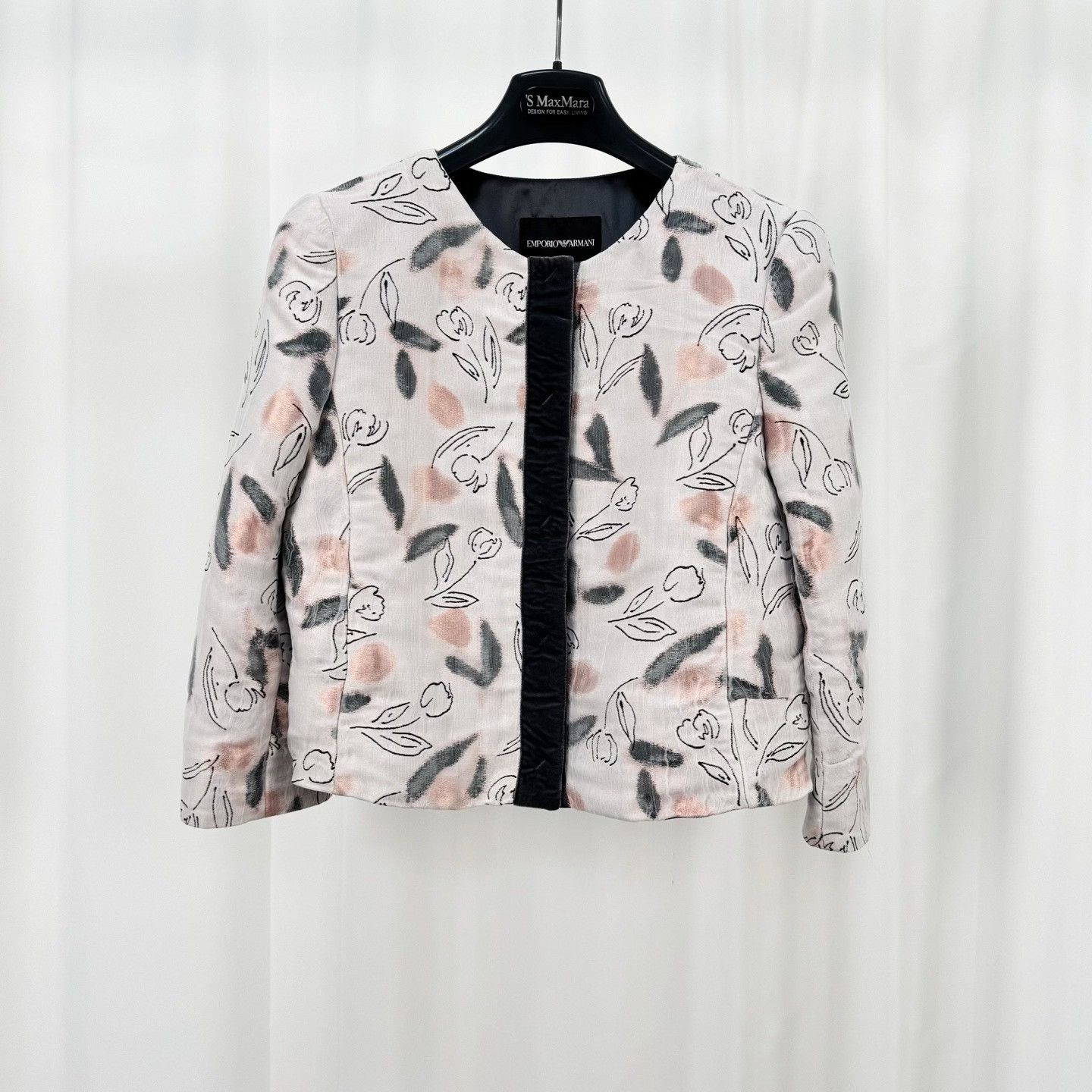 Emporio Armani Emporio Armani Floral Print Jacket Size 36 Size XS / US 0-2 / IT 36-38 - 2 Thumbnail