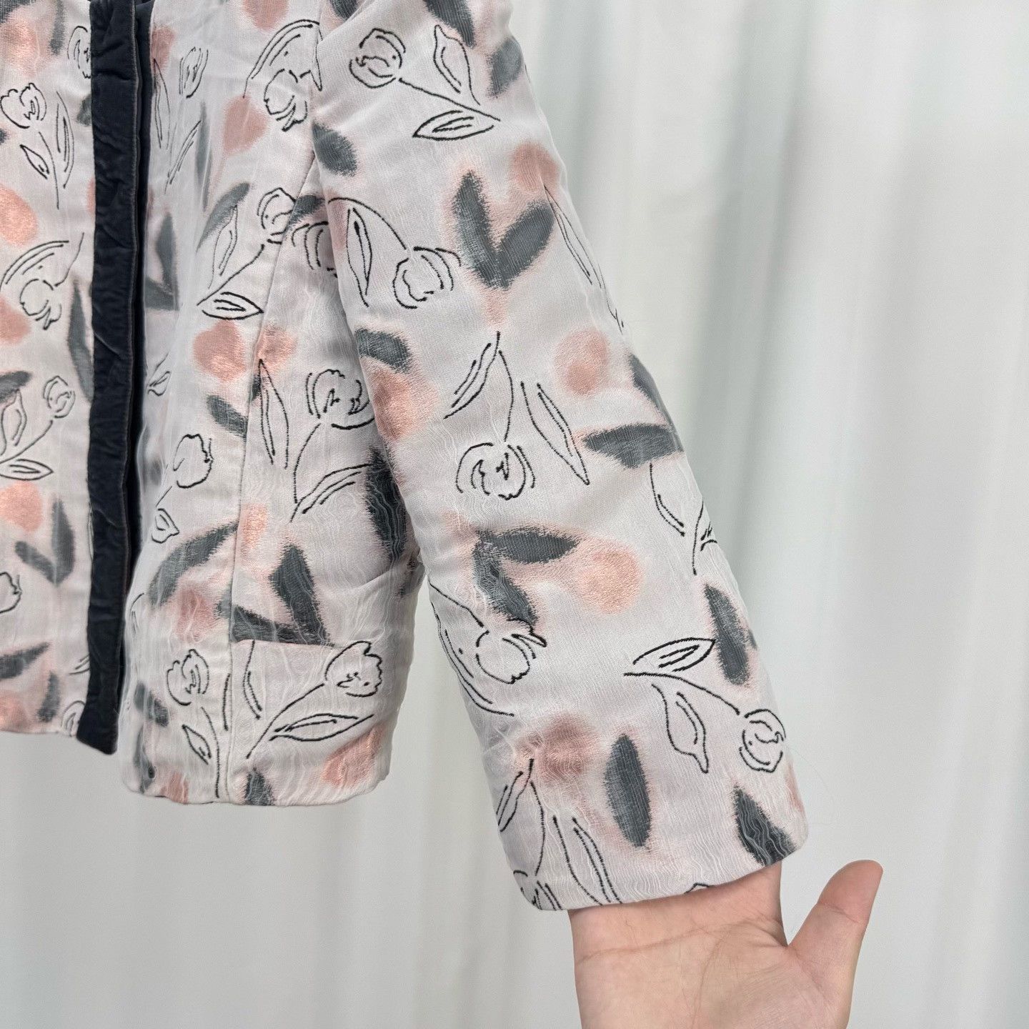 Emporio Armani Emporio Armani Floral Print Jacket Size 36 Size XS / US 0-2 / IT 36-38 - 5 Thumbnail