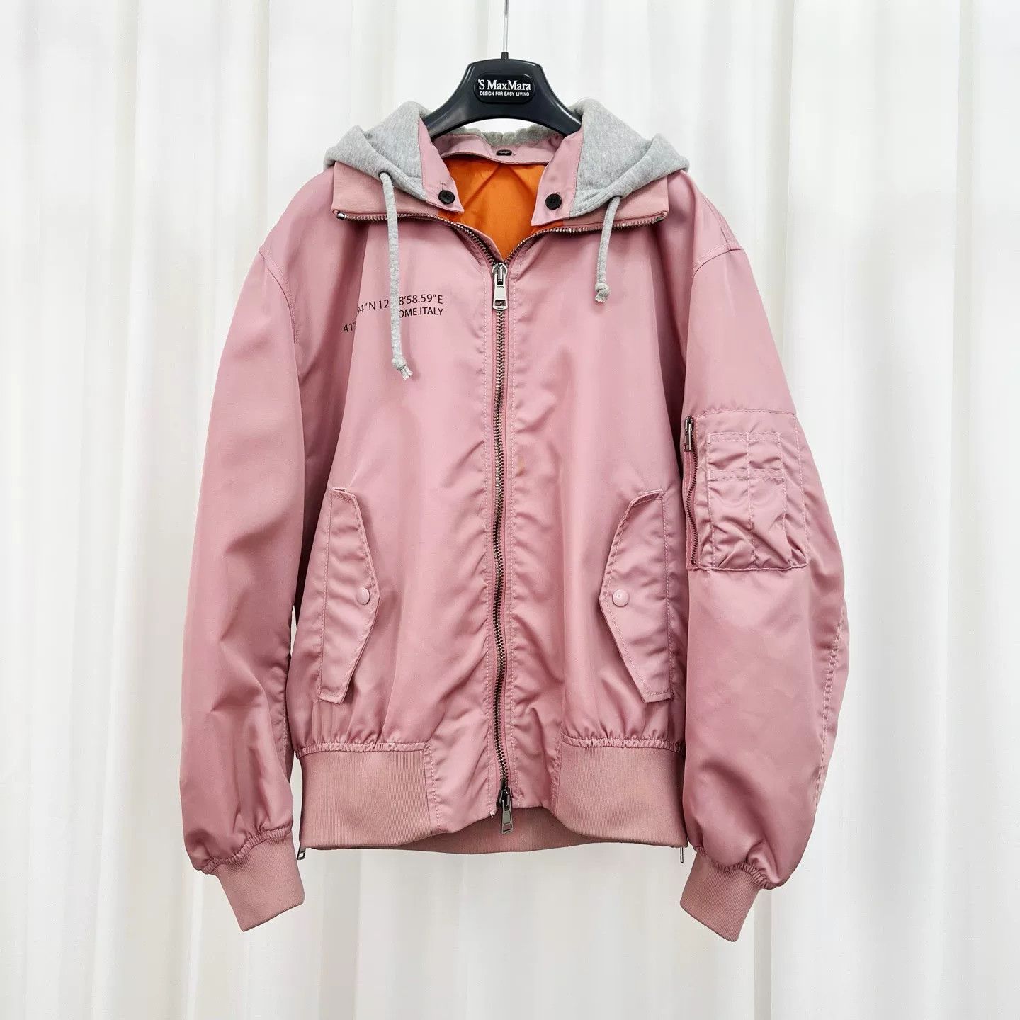 Valentino Valentino Logo Bomber Jacket Size S Size US S / EU 44-46 / 1 - 2 Thumbnail