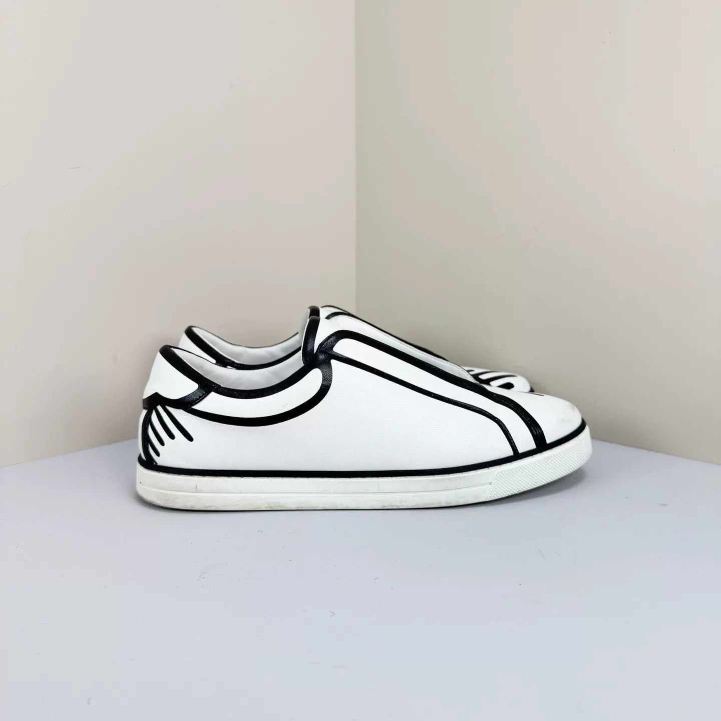 Fendi Fendi Graffiti Slip On Sneakers Size 6 Size US 6 / EU 39 - 5 Thumbnail