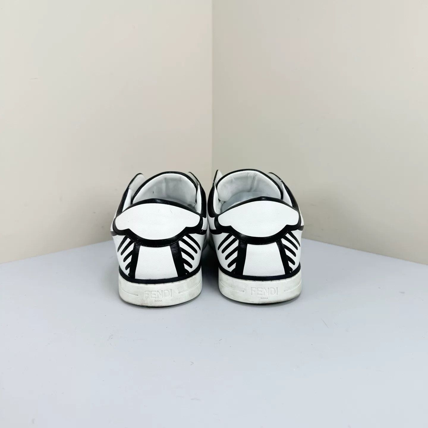 Fendi Fendi Graffiti Slip On Sneakers Size 6 Size US 6 / EU 39 - 4 Thumbnail