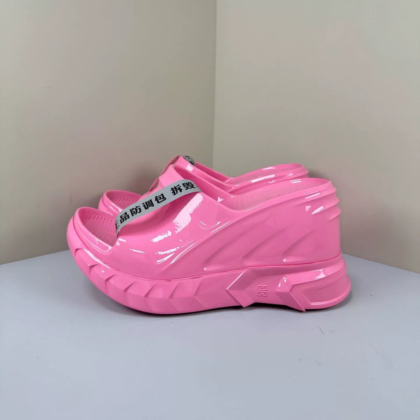 Givenchy Givenchy Pink Marshmallow Wedge Sandals Size 38 Size US 8 / IT 38 - 3 Thumbnail