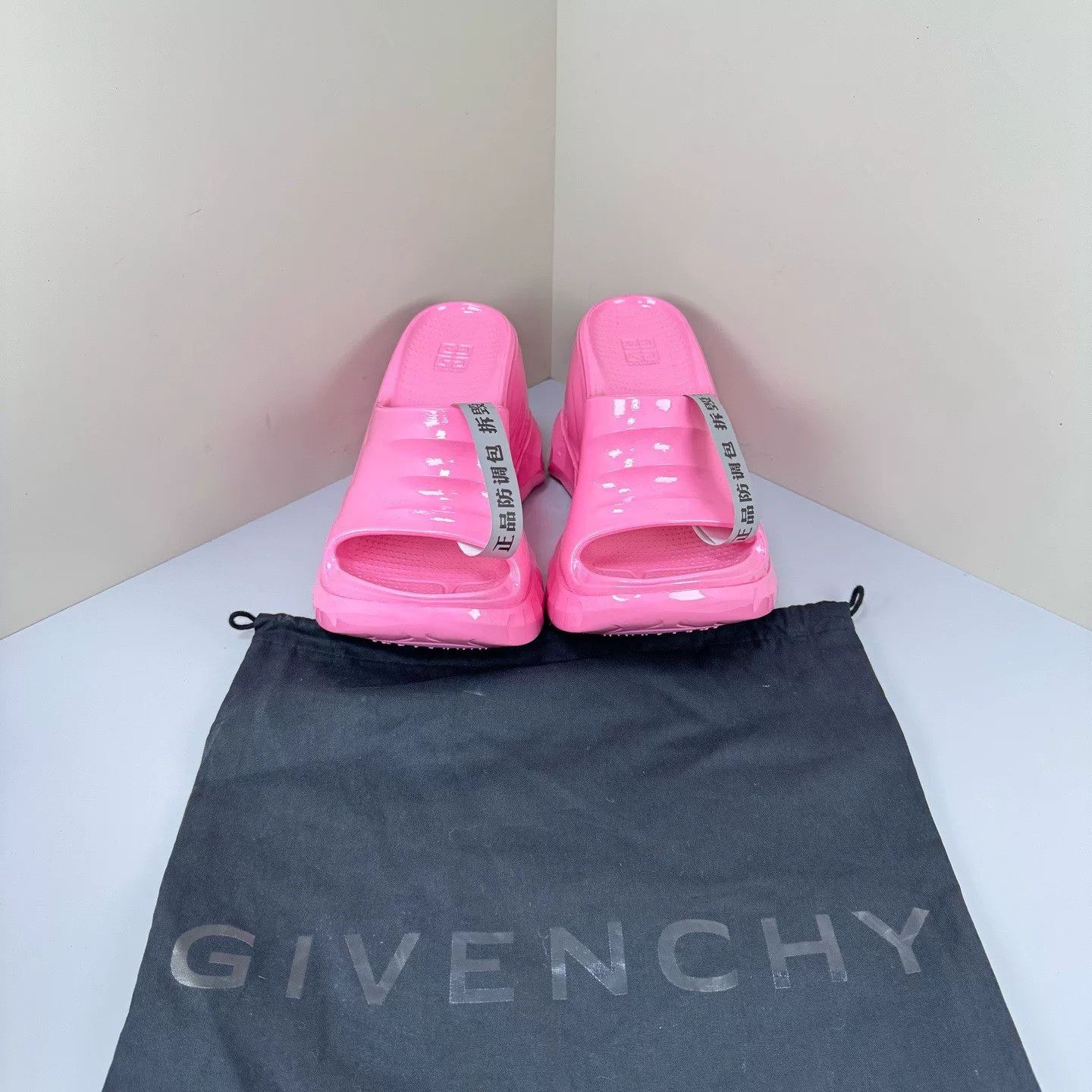Givenchy Givenchy Pink Marshmallow Wedge Sandals Size 38 Size US 8 / IT 38 - 2 Thumbnail