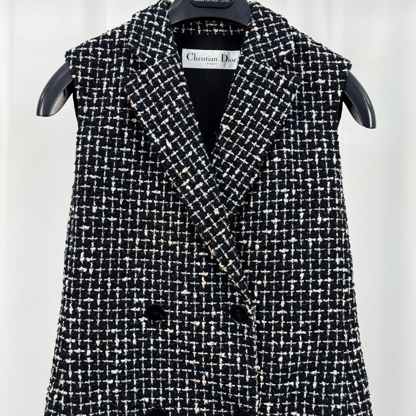 Dior Christian Dior Tweed Vest Midi Dress FR 36 Size XS / US 0-2 / IT 36-38 - 4 Thumbnail