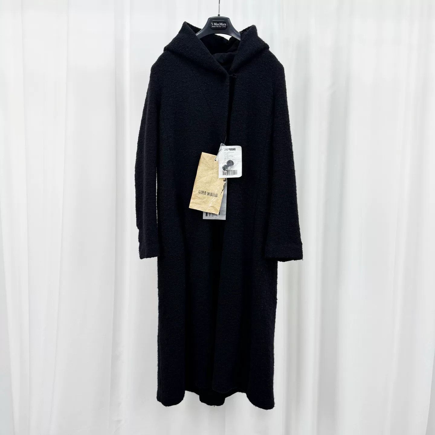 Uma Wang Uma Wang Wool Blend Hooded Coat Size S Size S / US 4 / IT 40 - 2 Thumbnail