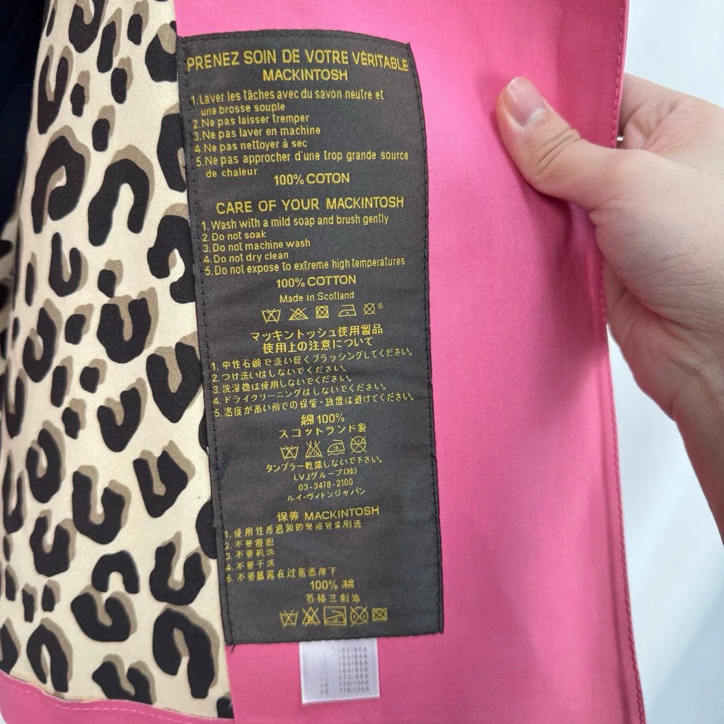 Louis Vuitton Louis Vuitton Pink Leopard Lining Jacket Size 34 Size XS / US 0-2 / IT 36-38 - 8 Thumbnail