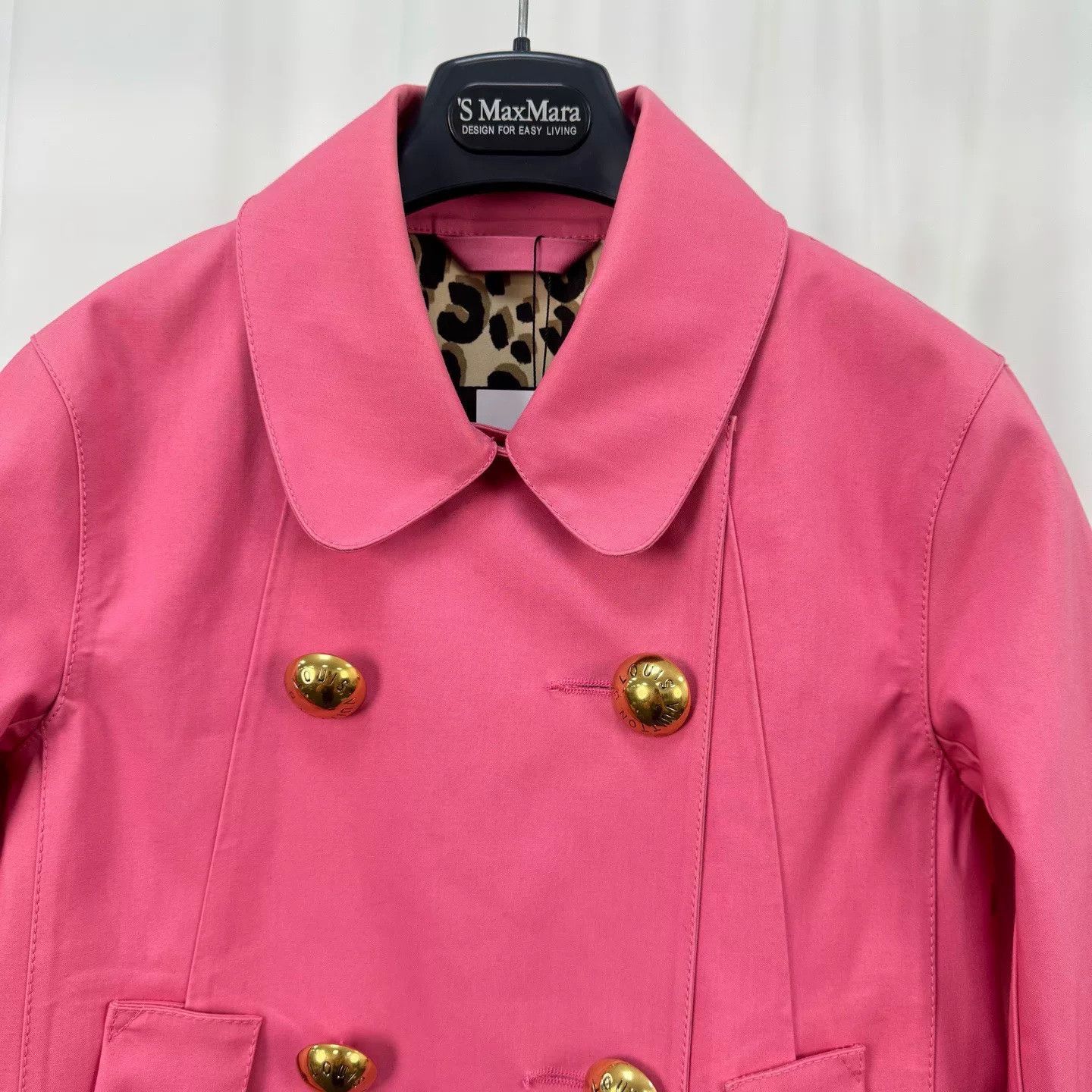 Louis Vuitton Louis Vuitton Pink Leopard Lining Jacket Size 34 Size XS / US 0-2 / IT 36-38 - 4 Thumbnail