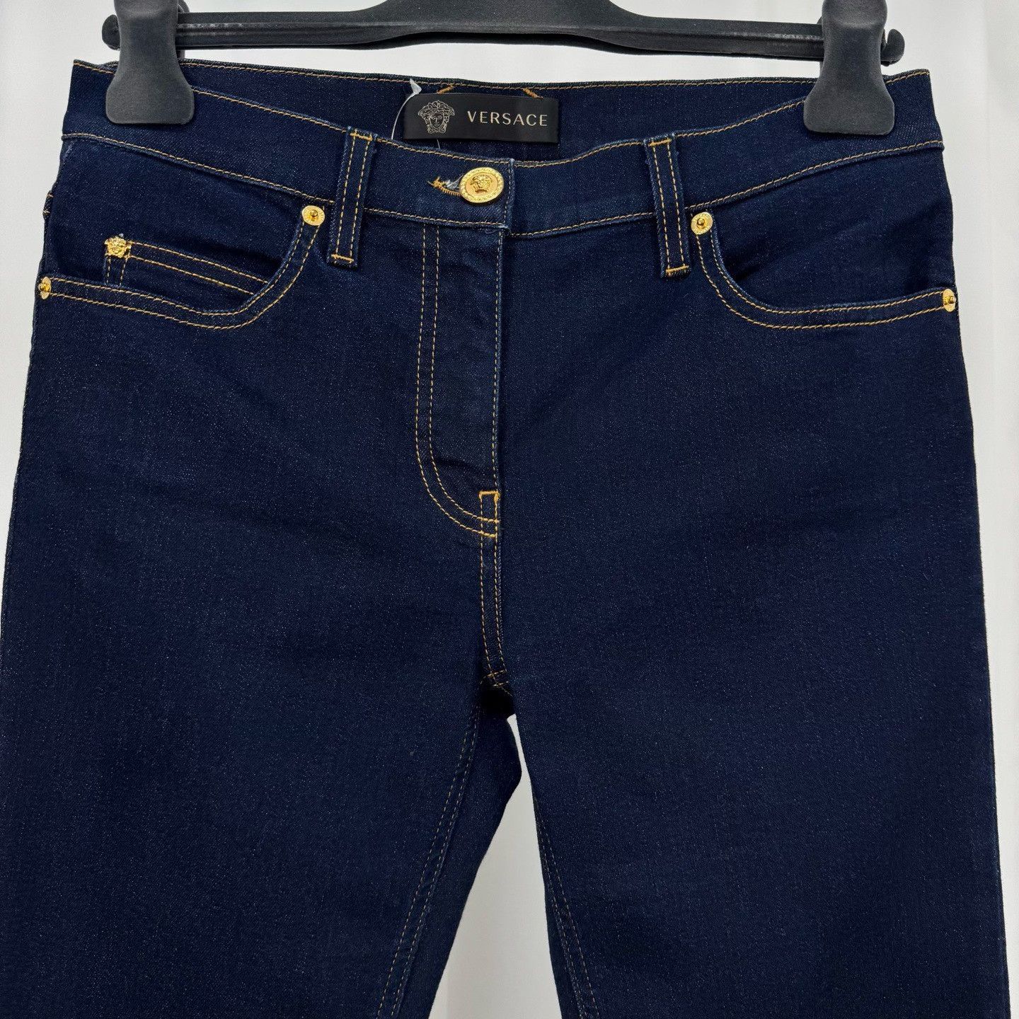 Versace Versace Medusa Denim Jeans Size 26 Size 26" / US 2 / IT 38 - 4 Thumbnail