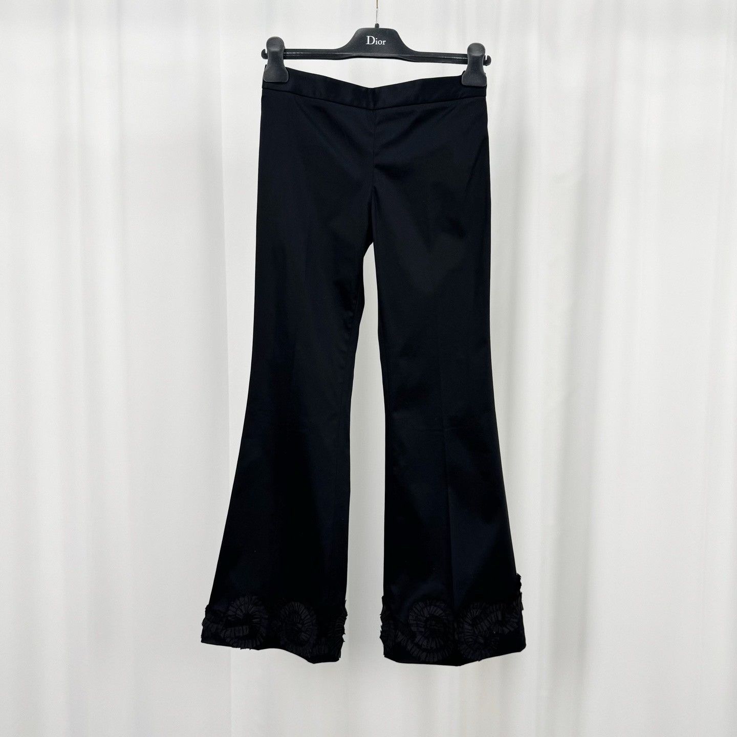 Miu Miu Miu Miu Lace Trim Pants Size 36 Size 25" / US 0 / IT 36 - 2 Thumbnail
