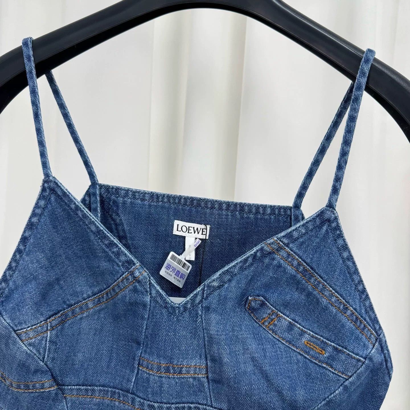 Loewe Loewe Denim Crop Top Size 36 Size XS / US 0-2 / IT 36-38 - 4 Thumbnail