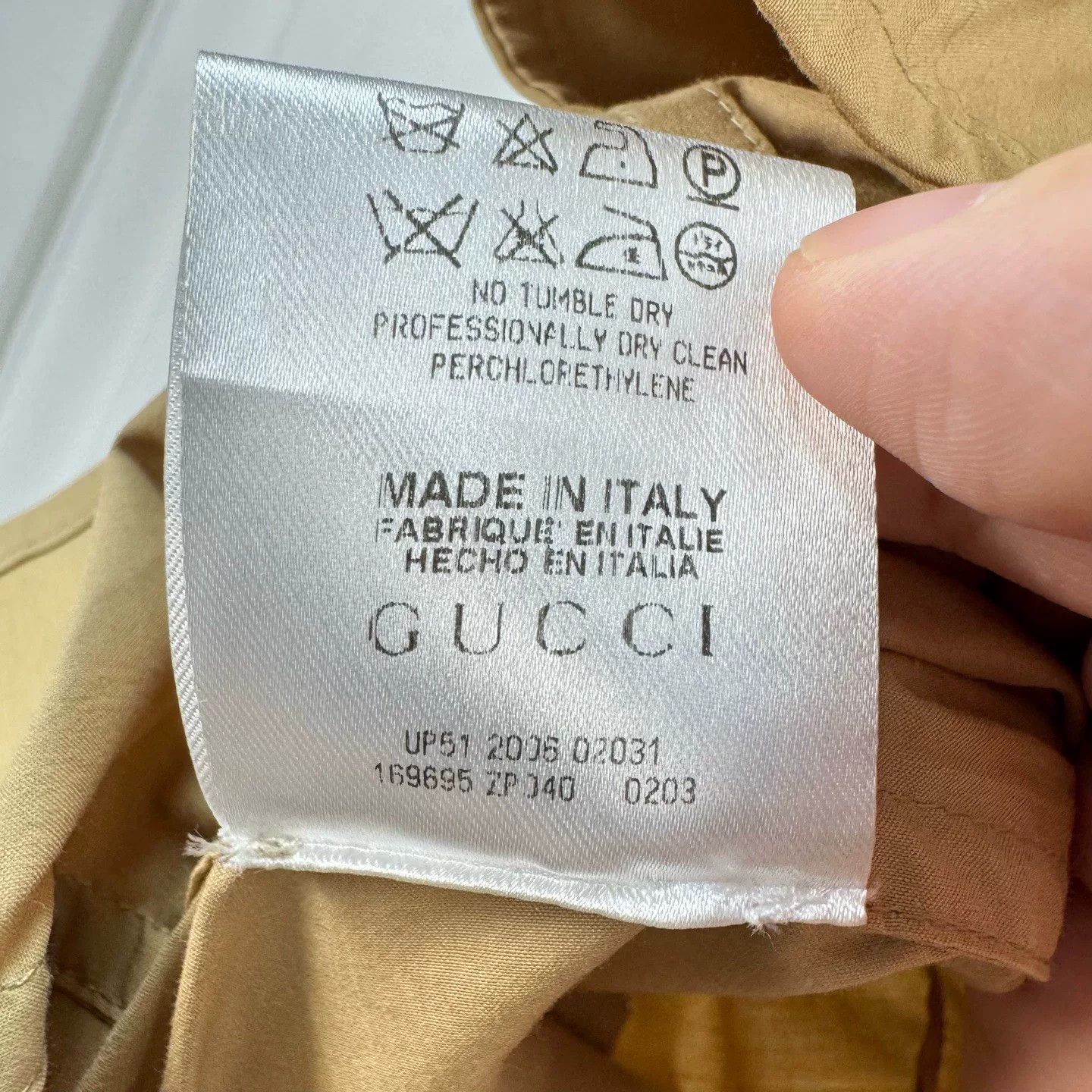 Gucci Gucci Embroidery Logo Button Up Shirt Size 40 Size S / US 4 / IT 40 - 8 Thumbnail
