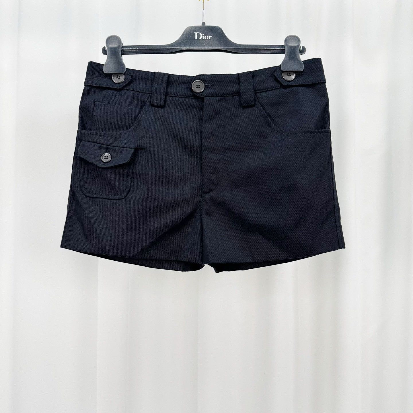 Miu Miu Miu Miu Black Pocket Casual Shorts Size IT 40 Size 27" / US 4 / IT 40 - 2 Thumbnail