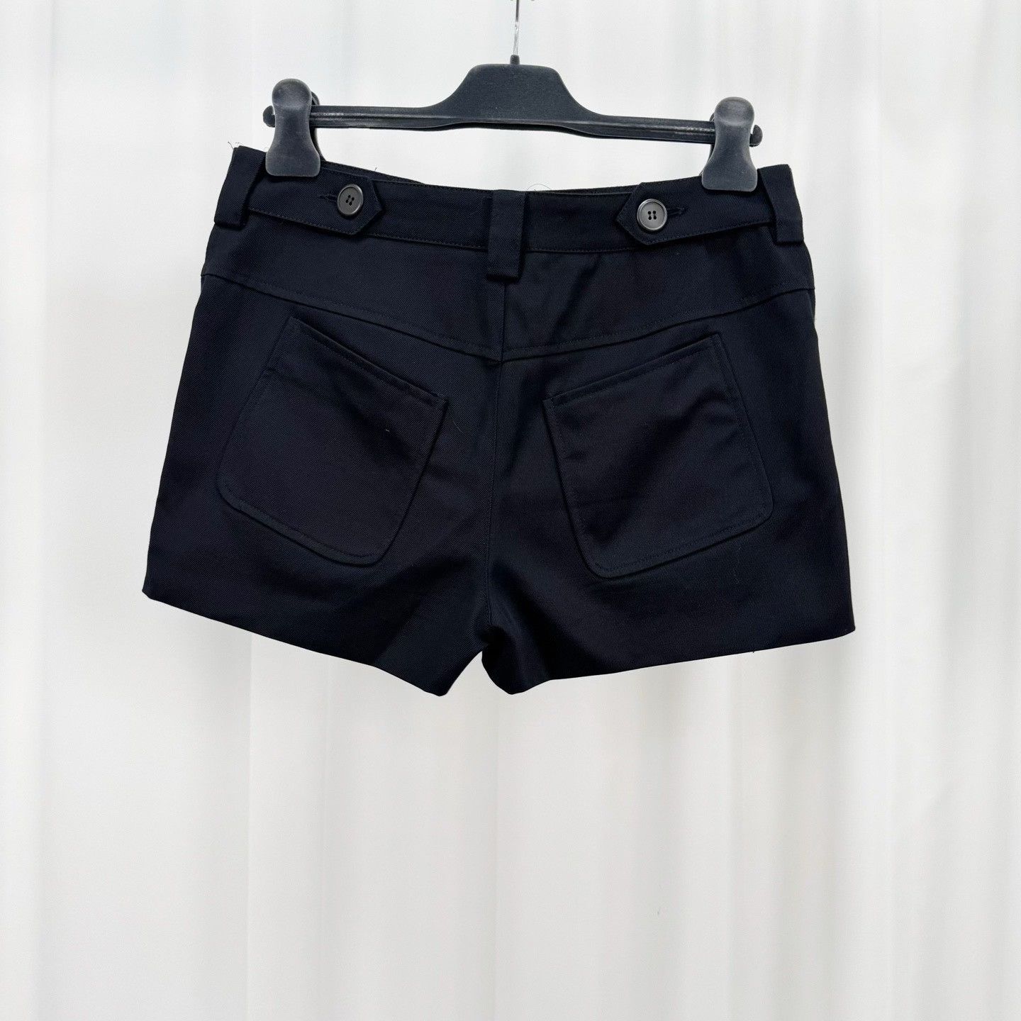 Miu Miu Miu Miu Black Pocket Casual Shorts Size IT 40 Size 27" / US 4 / IT 40 - 3 Thumbnail