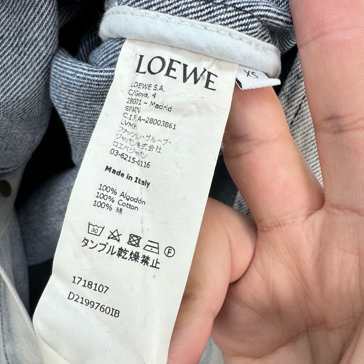 Loewe Loewe Washed Denim Shirt Dress Size XS Size XS / US 0-2 / IT 36-38 - 8 Thumbnail