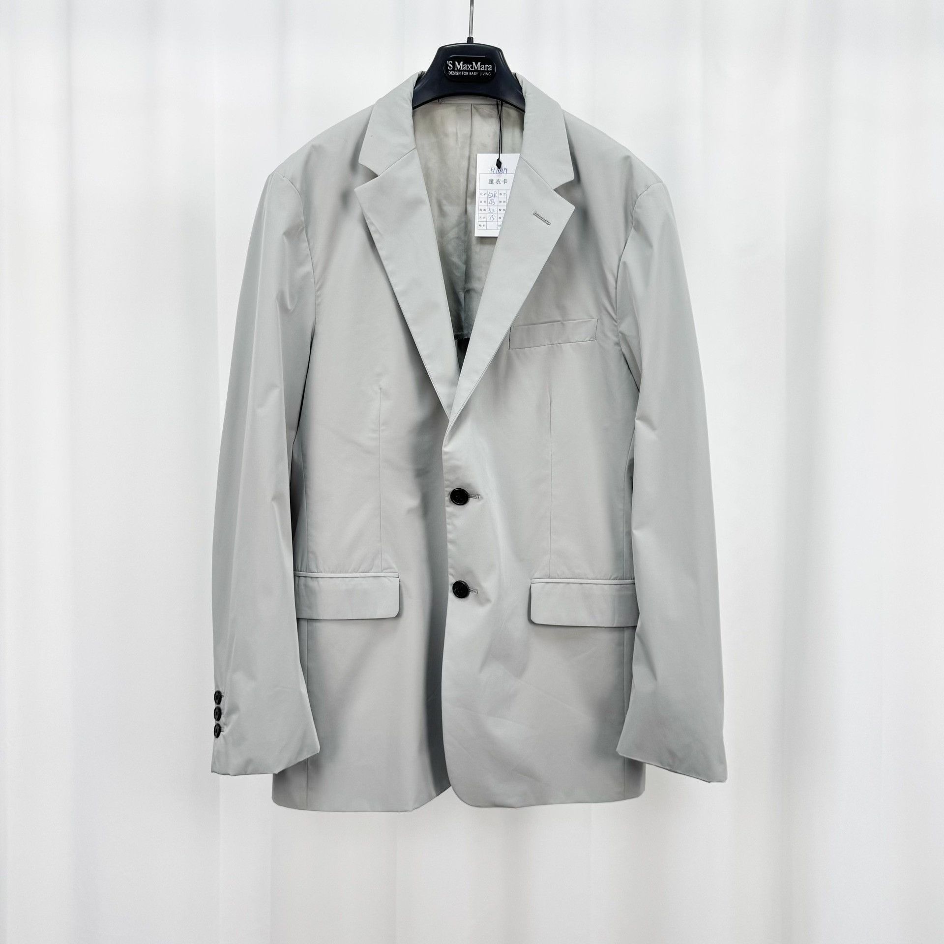 Prada Prada Gray Blazer Size 42R Size 42R - 2 Thumbnail