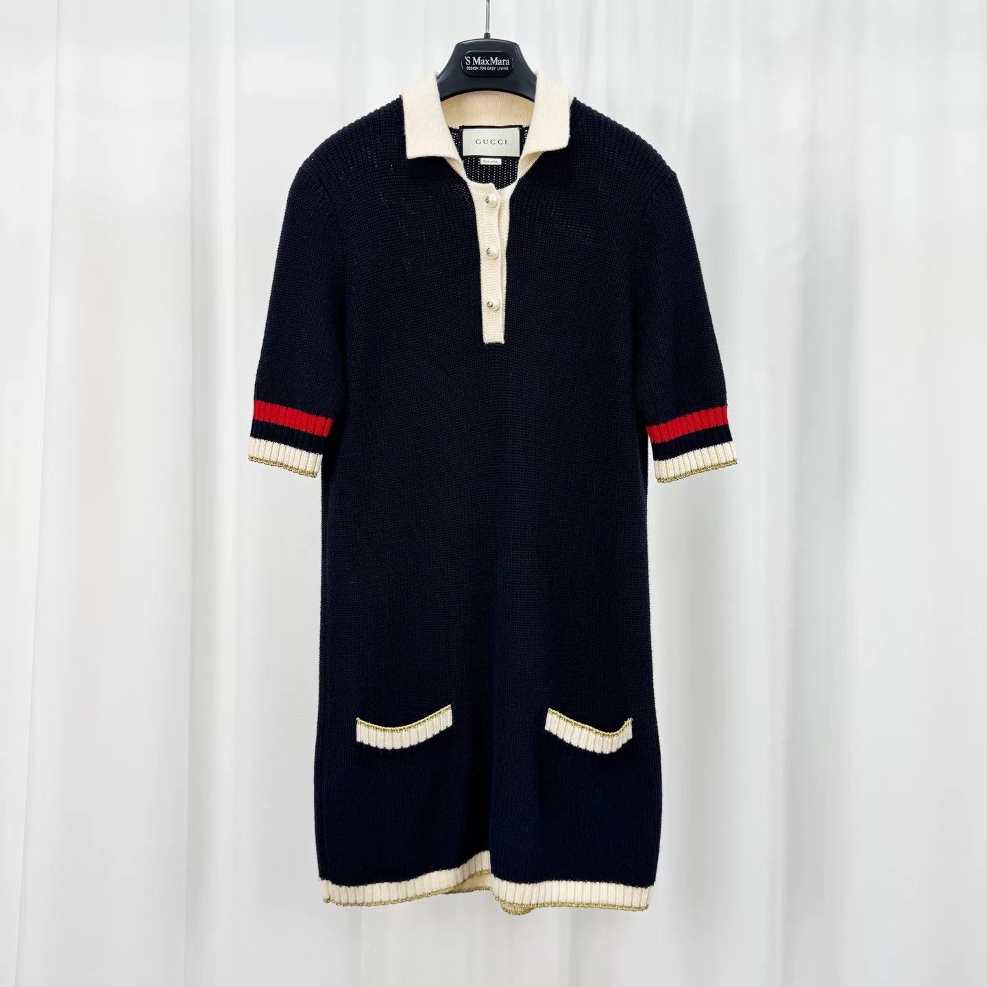 Gucci Gucci Pearl Button Knit Mini Dress XS Size XS / US 0-2 / IT 36-38 - 2 Thumbnail