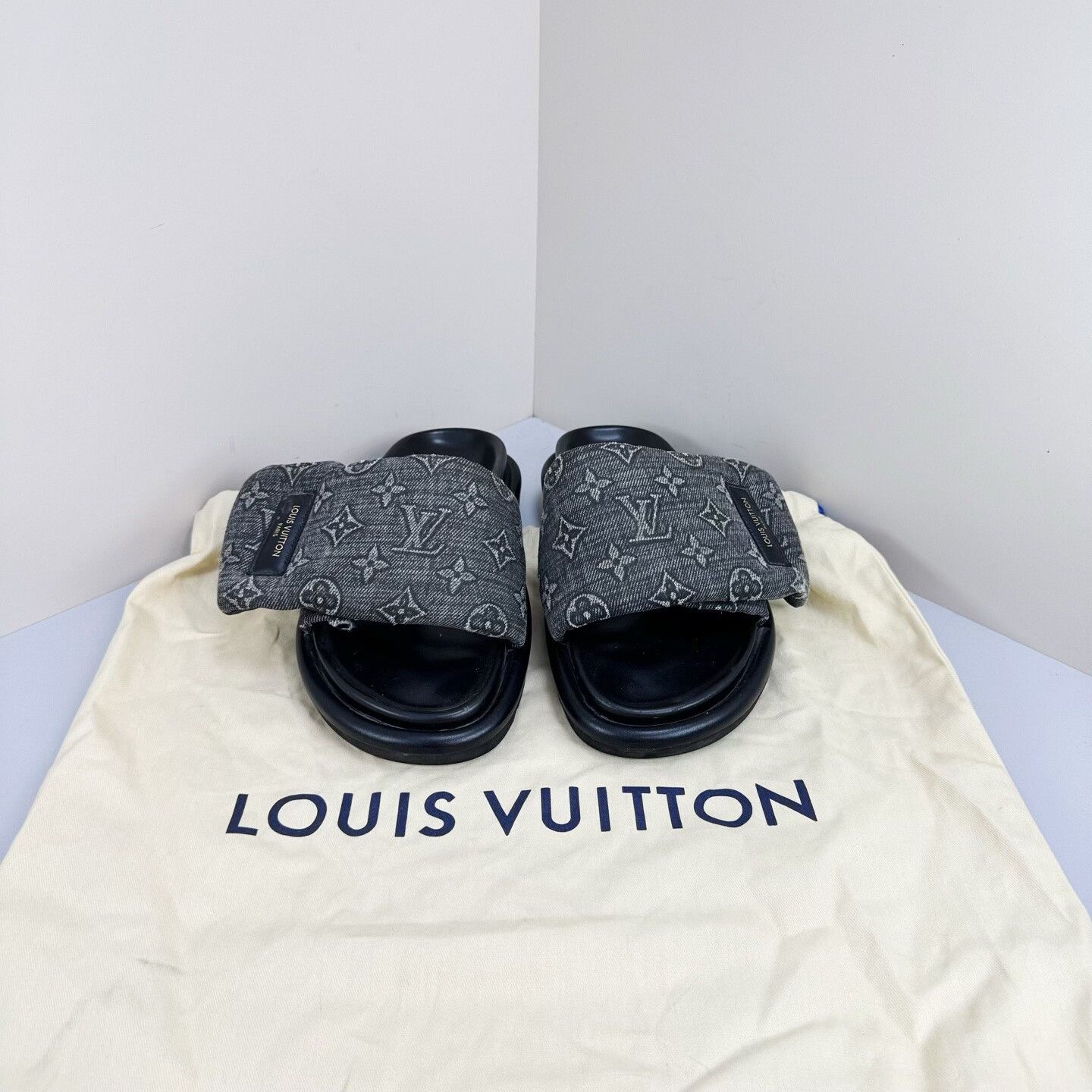 Louis Vuitton Louis Vuitton Monogram Denim Sandals Size 38 Size US 8 / IT 38 - 3 Thumbnail