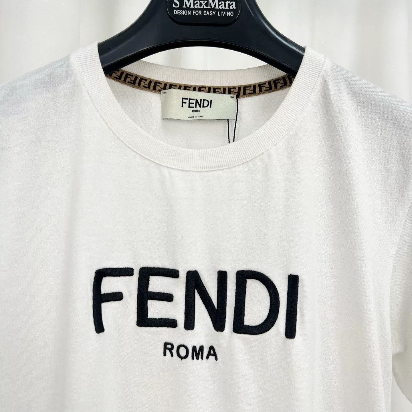 Fendi Fendi Logo Embroidery T-Shirt Size XXS Size XXS / US 00 / IT 34 - 4 Thumbnail