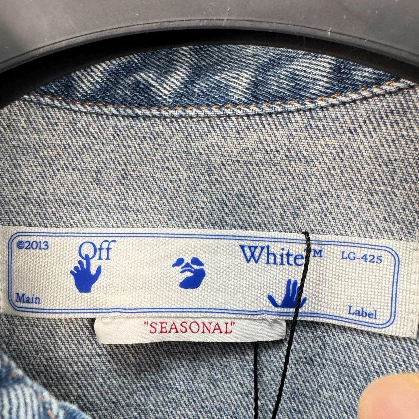 Off-White Off-White Monogram Print Denim Dress Size 38 Size XS / US 0-2 / IT 36-38 - 6 Thumbnail