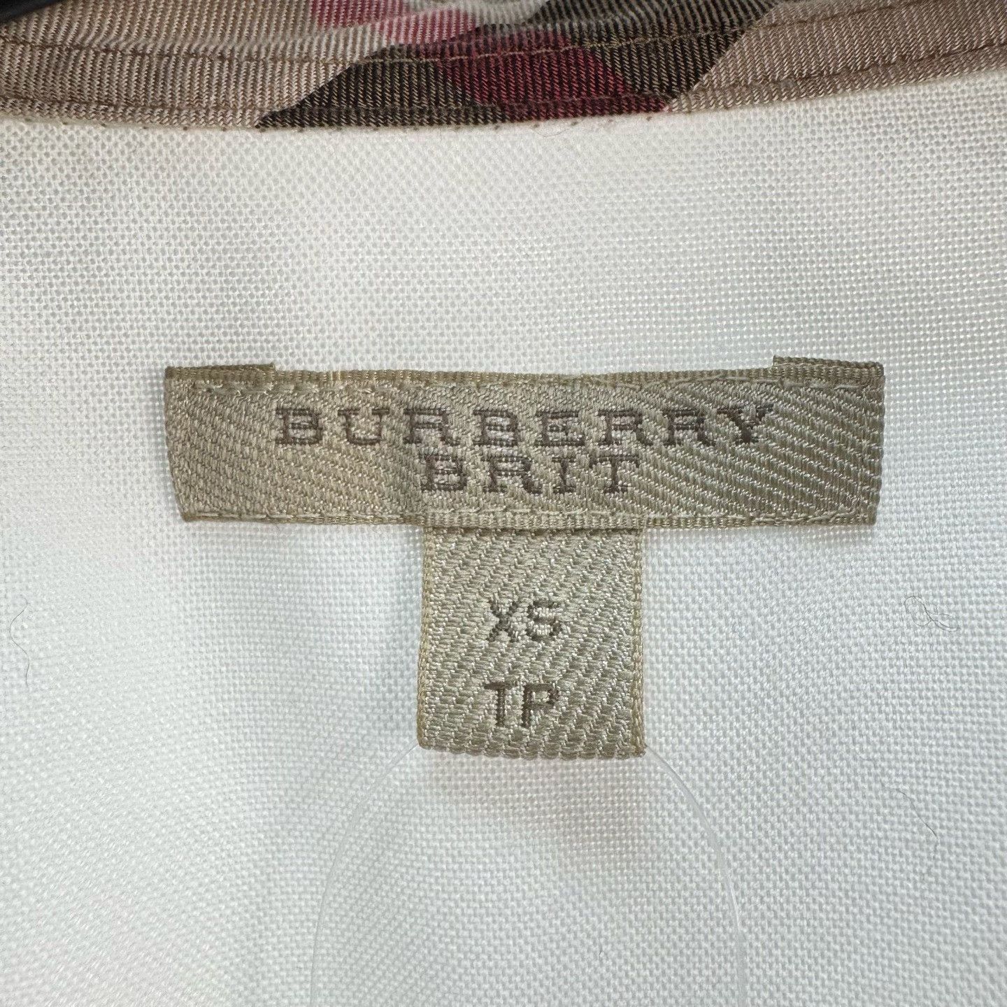 Burberry Burberry Brit Nova Check Cuff Button Up Shirt Size XS Size XS / US 0-2 / IT 36-38 - 6 Thumbnail