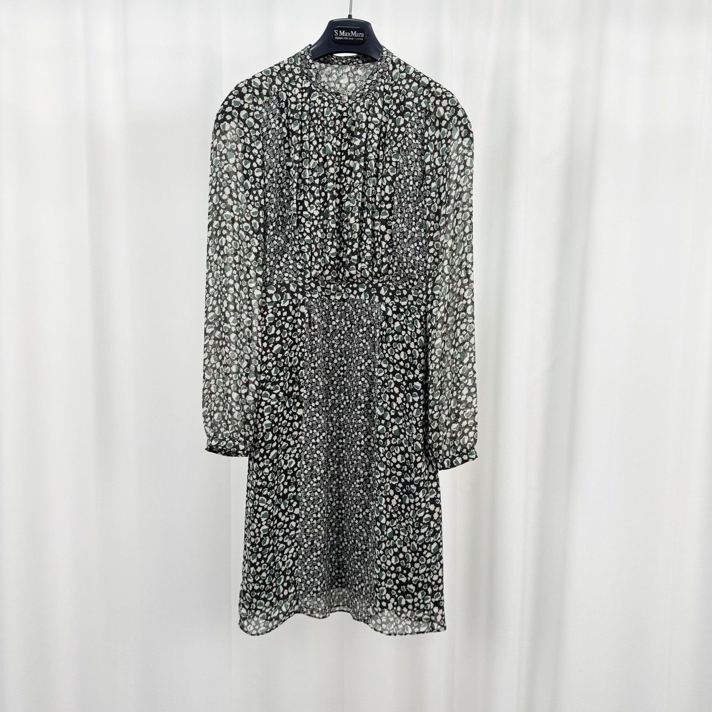 Burberry Burberry Floral Silk Midi Dress UK 4 Size XS / US 0-2 / IT 36-38 - 2 Thumbnail