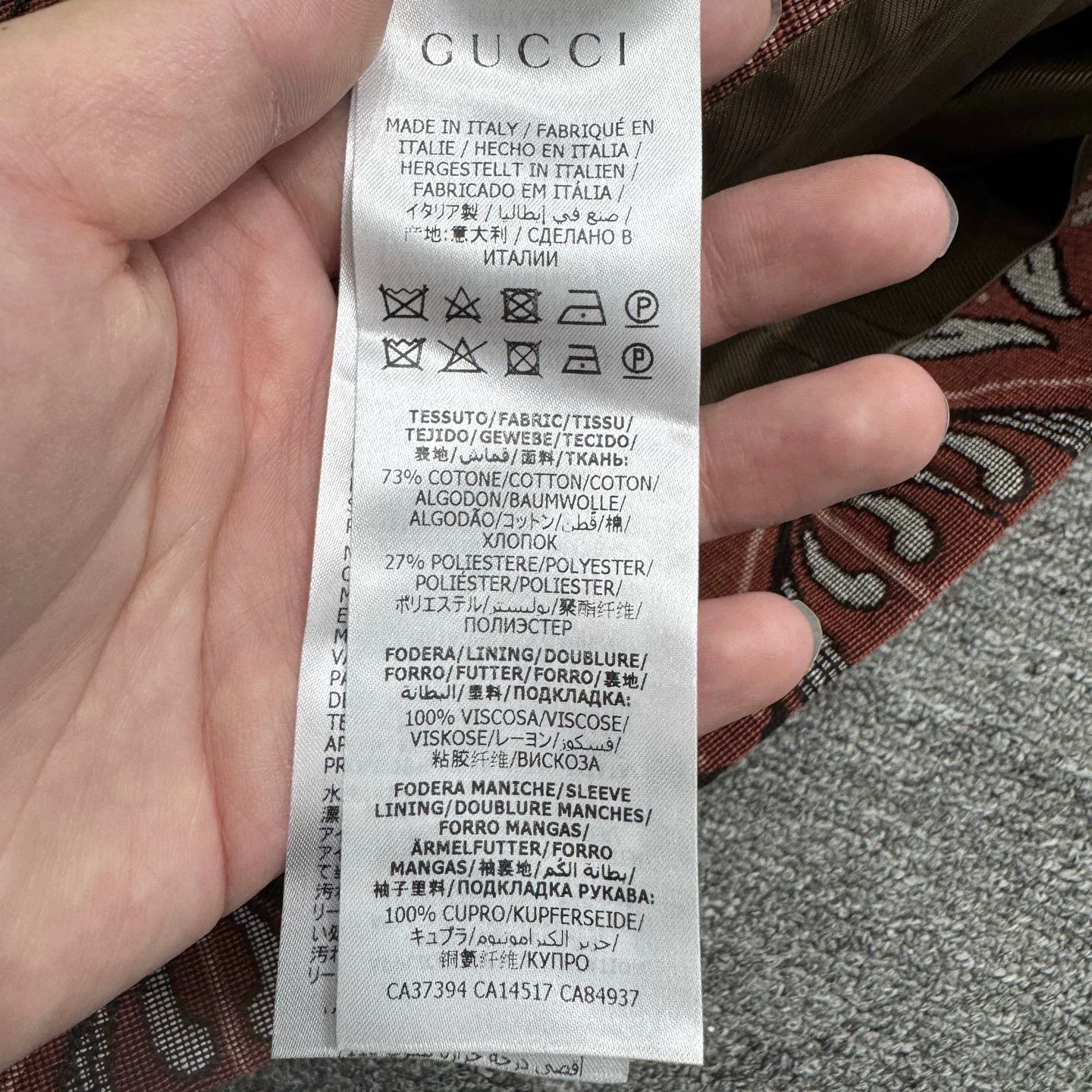 Gucci Gucci Patterned Blazer Size 38R Size 38R - 4 Thumbnail