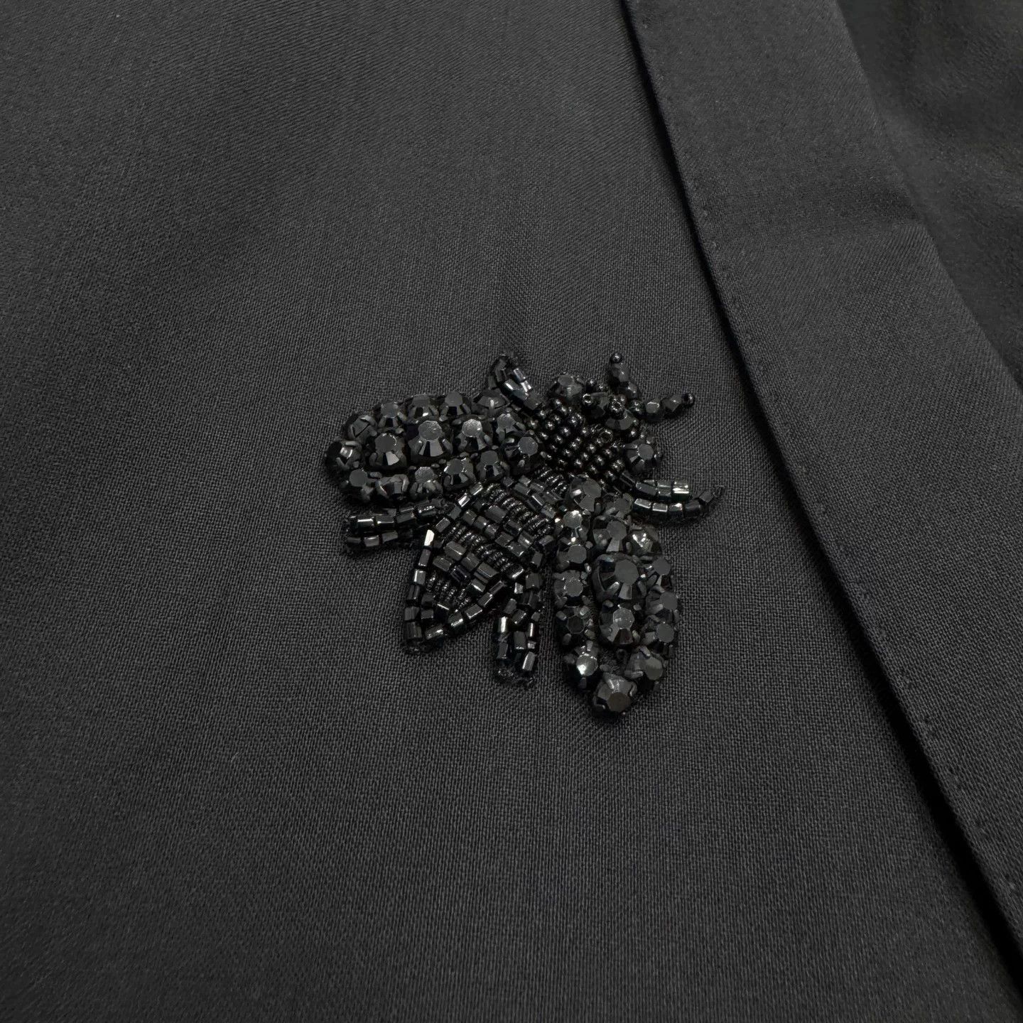 Dolce & Gabbana Dolce & Gabbana Gold Sequin Wool Blazer Size 38R Size 38R - 3 Thumbnail