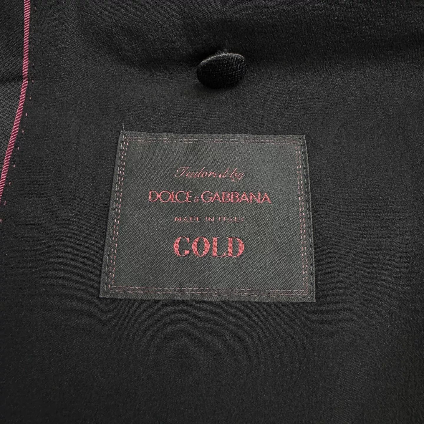 Dolce & Gabbana Dolce & Gabbana Gold Sequin Wool Blazer Size 38R Size 38R - 5 Thumbnail