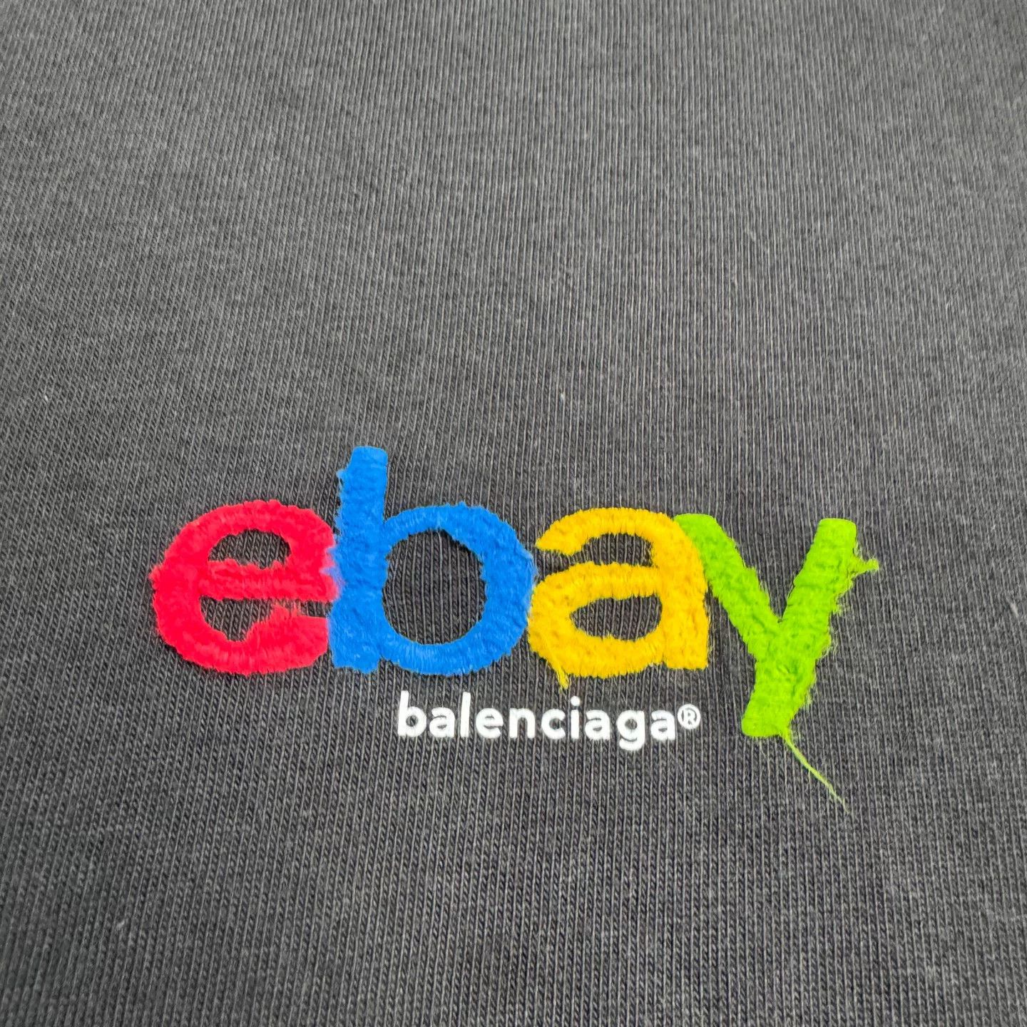 Balenciaga Balenciaga x eBay Logo Embroidered T-Shirt Size 1 Size US S / EU 44-46 / 1 - 4 Thumbnail