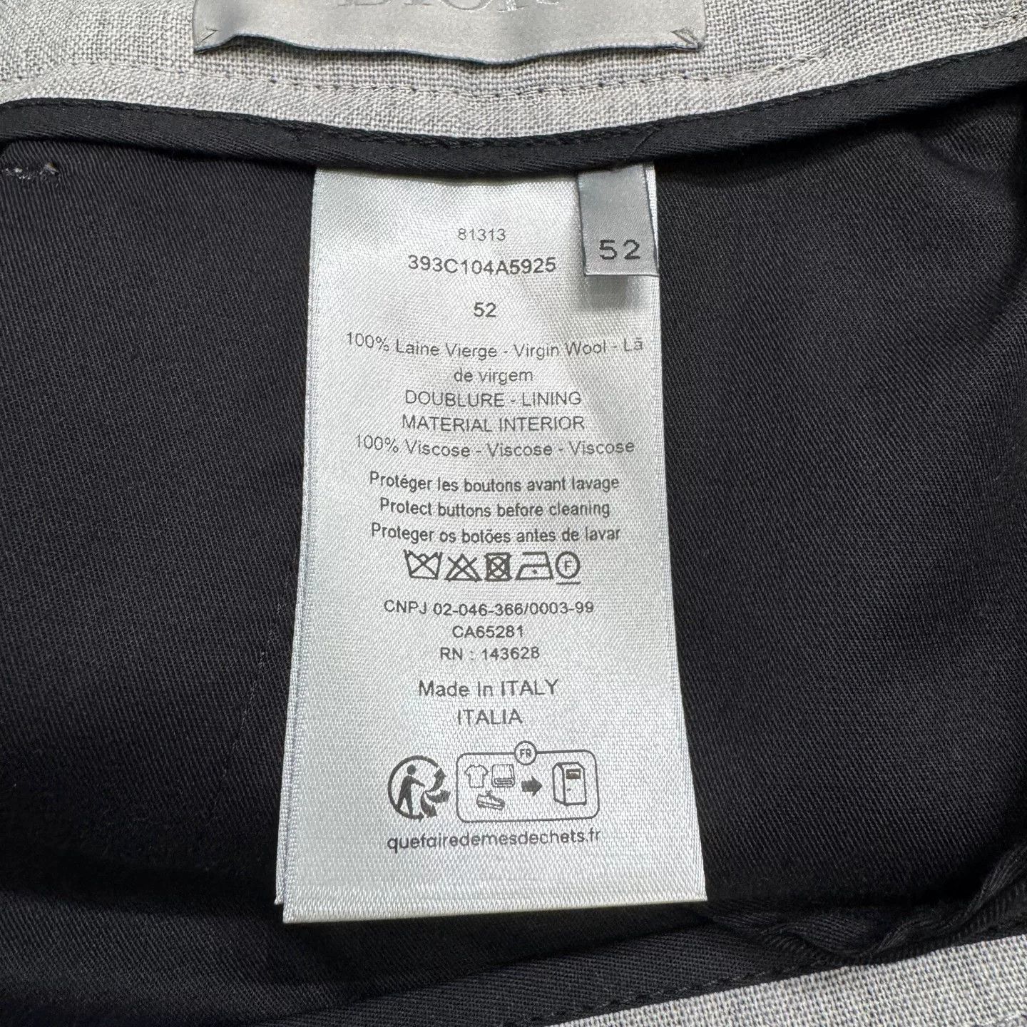 Dior Dior Virgin Wool Casual Pants Size 36 Size US 36 / EU 52 - 4 Thumbnail