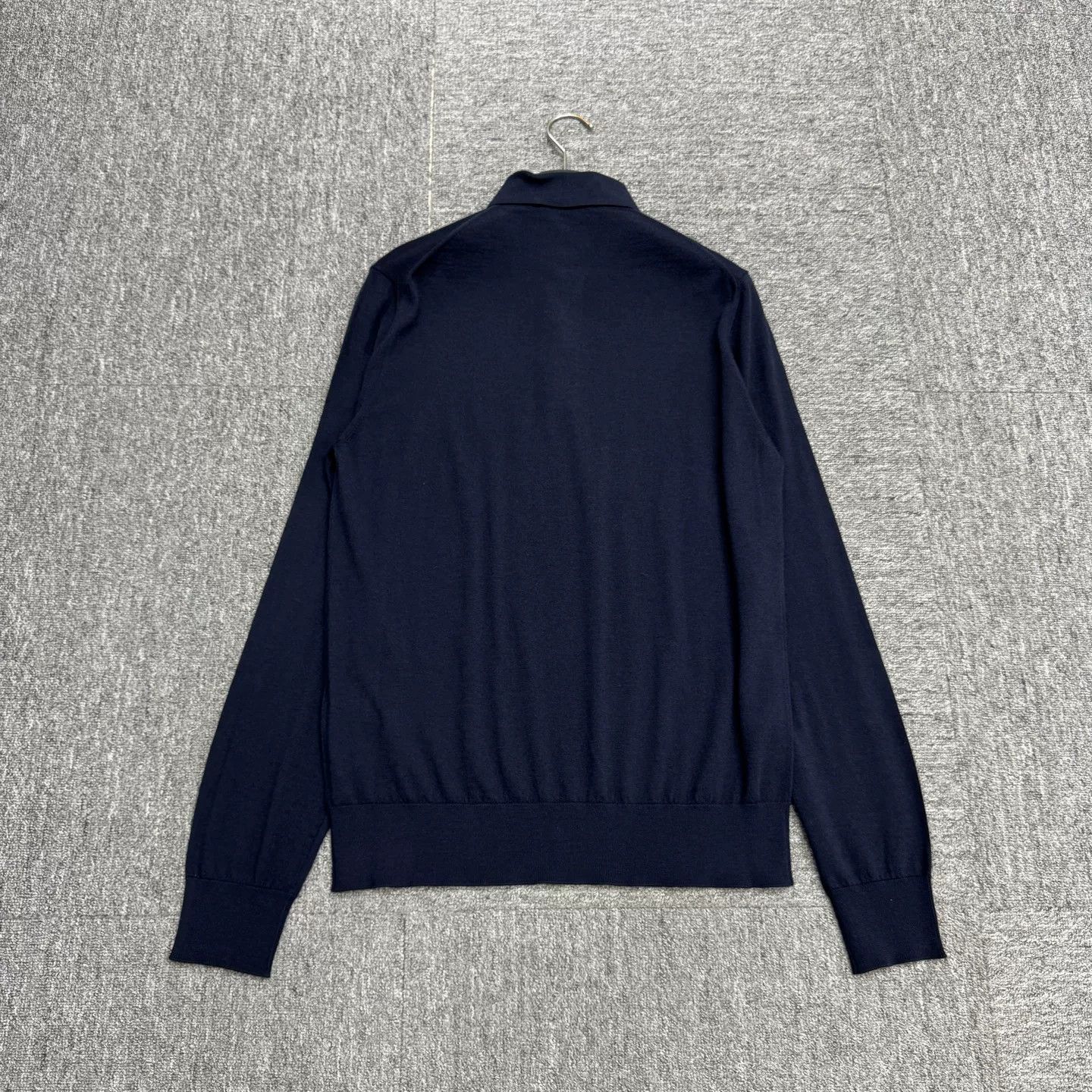 Loro Piana Loro Piana Virgin Wool Long Sleeve Polo Size 46 Size US S / EU 44-46 / 1 - 6 Thumbnail