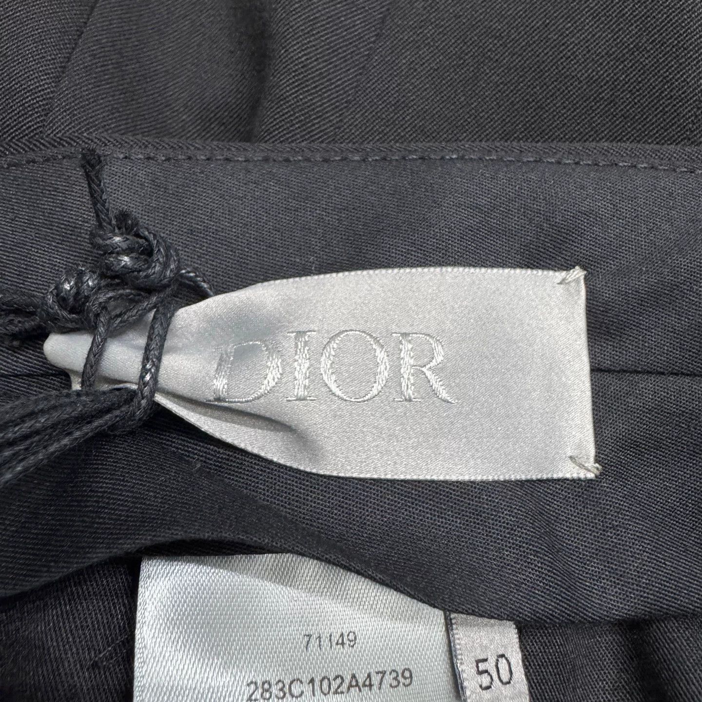 Dior Dior Embroidered Wool Trousers Size 50 Size 40R - 3 Thumbnail