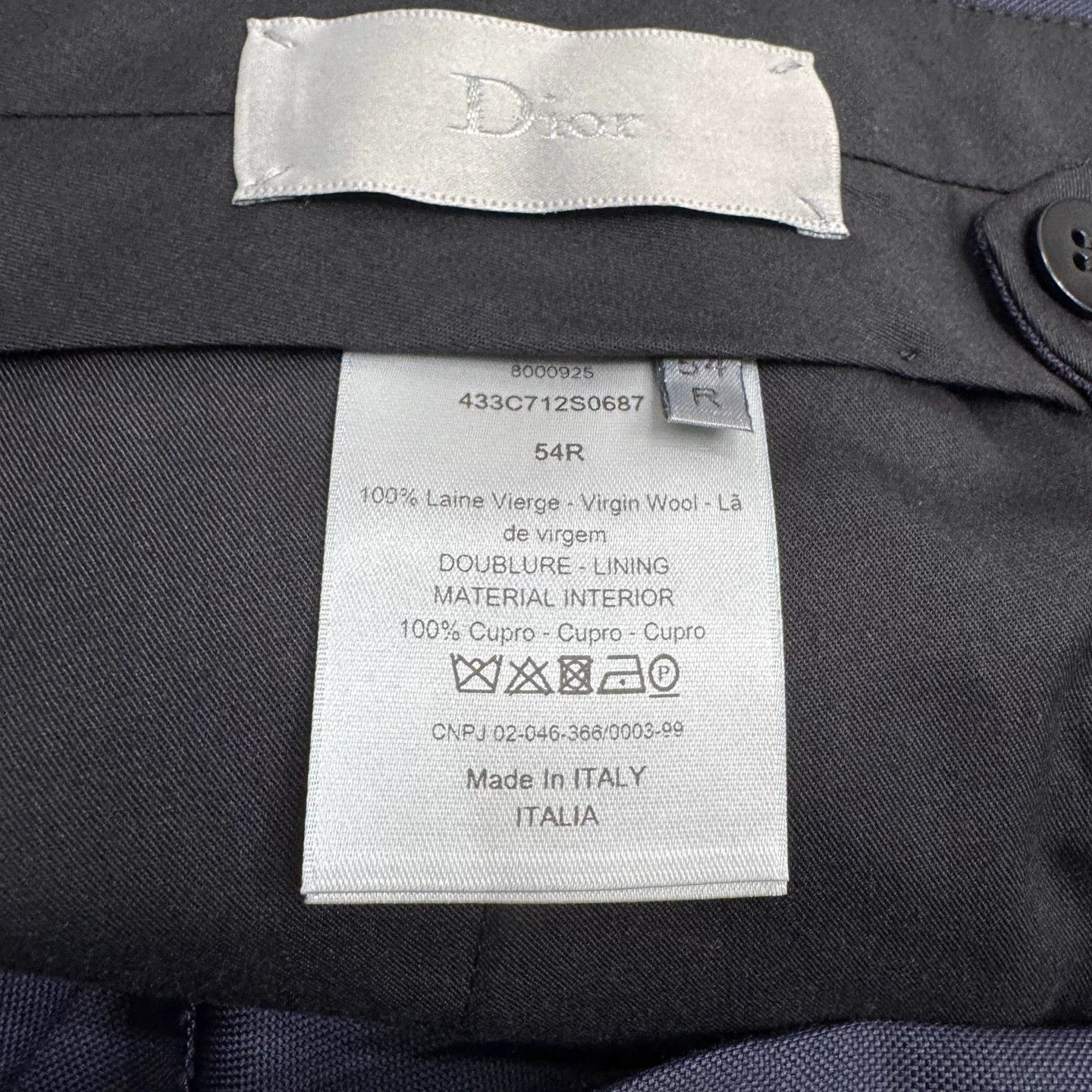 Dior Dior Wool Trousers Size 38 Size US 38 / EU 54 - 4 Thumbnail