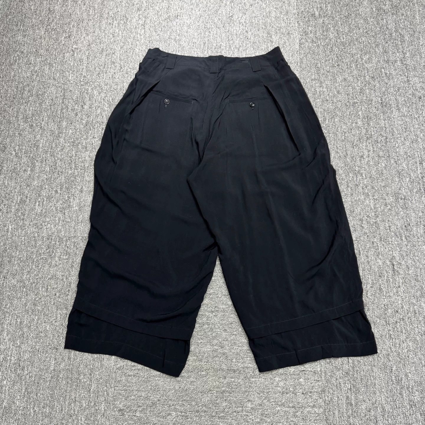 Yohji Yamamoto Yohji Yamamoto Pour Homme Rayon Cropped Pants Size 3 Size US 37 - 6 Thumbnail